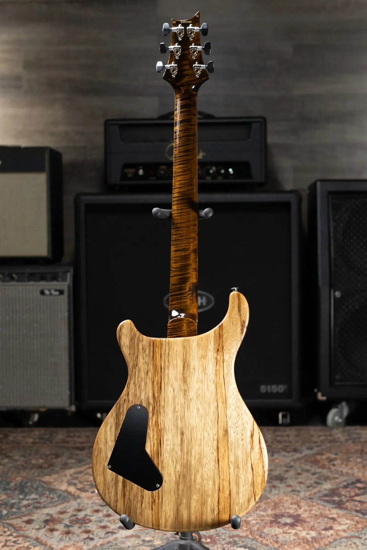 PRS Wood Library Custom 24 Stoptail Limited Edition 10-Top Electric Guitar - Tiger Eye with Hardshell Case