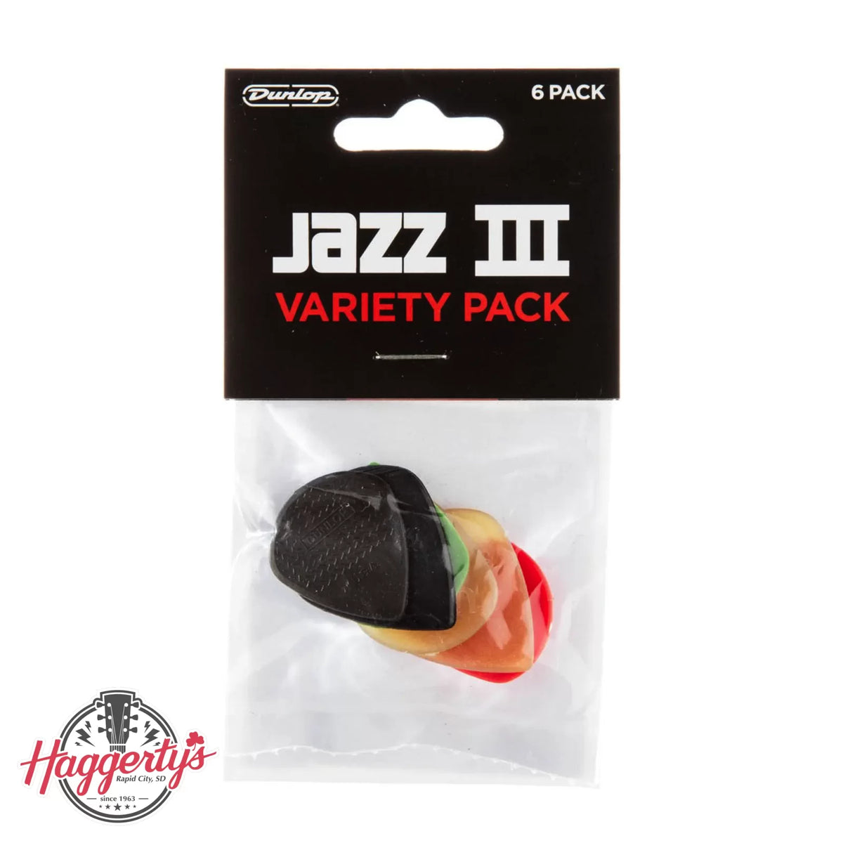 Dunlop PVP103 Guitar Pick Pack Jazz Variety