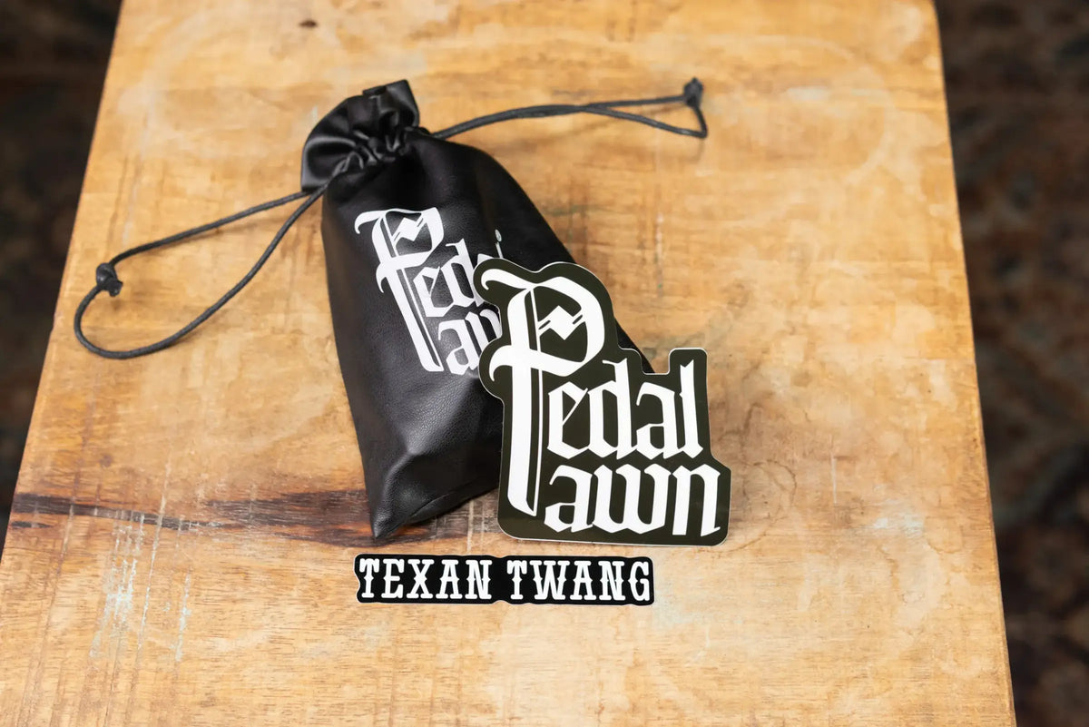 Pedal Pawn Texan Twang White Overdrive/Boost Effect Pedal - Used