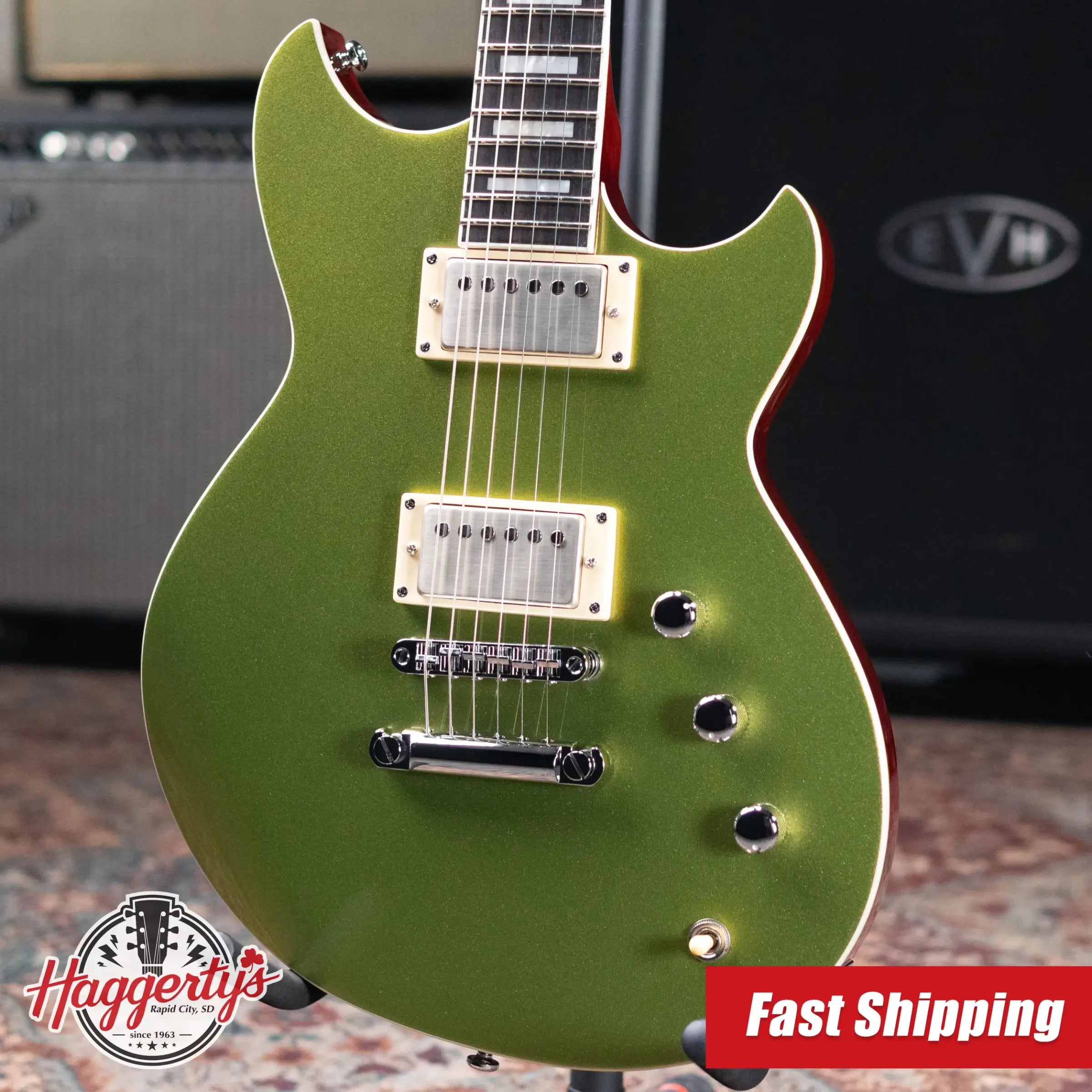 Reverend Sensei HH Electric Guitar - Metallic Limeade