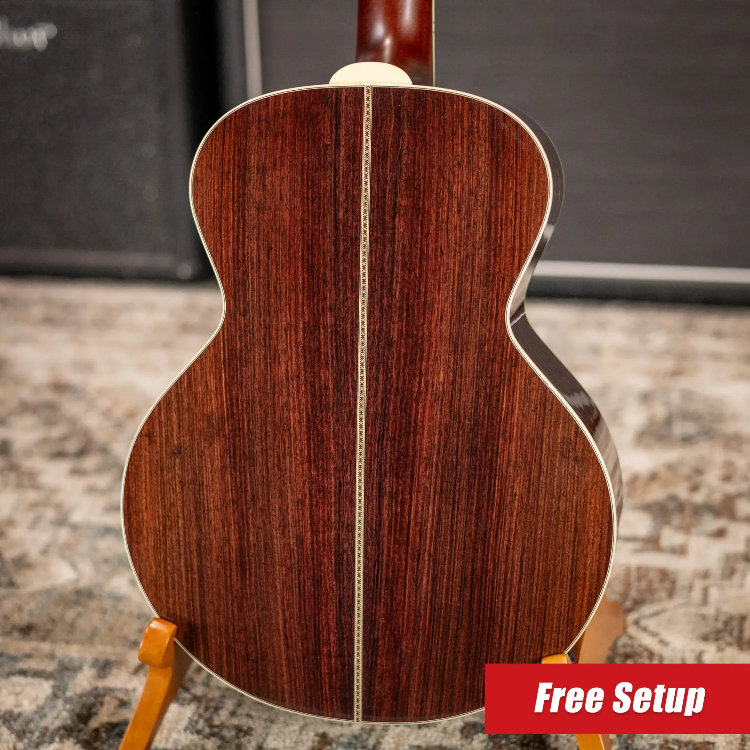 Santa Cruz Firefly Parlor Acoustic/Electric Guitar - Sinker Redwood/Indian Rosewood with Hardshell Case