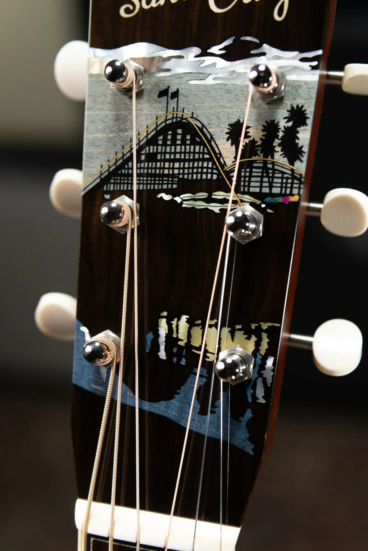 Santa Cruz Guitar Company H13 1976 50th Anniversary OM Acoustic Guitar - Striped Sinker San Lorenzo Redwood/Sycamore with Hardshell Case