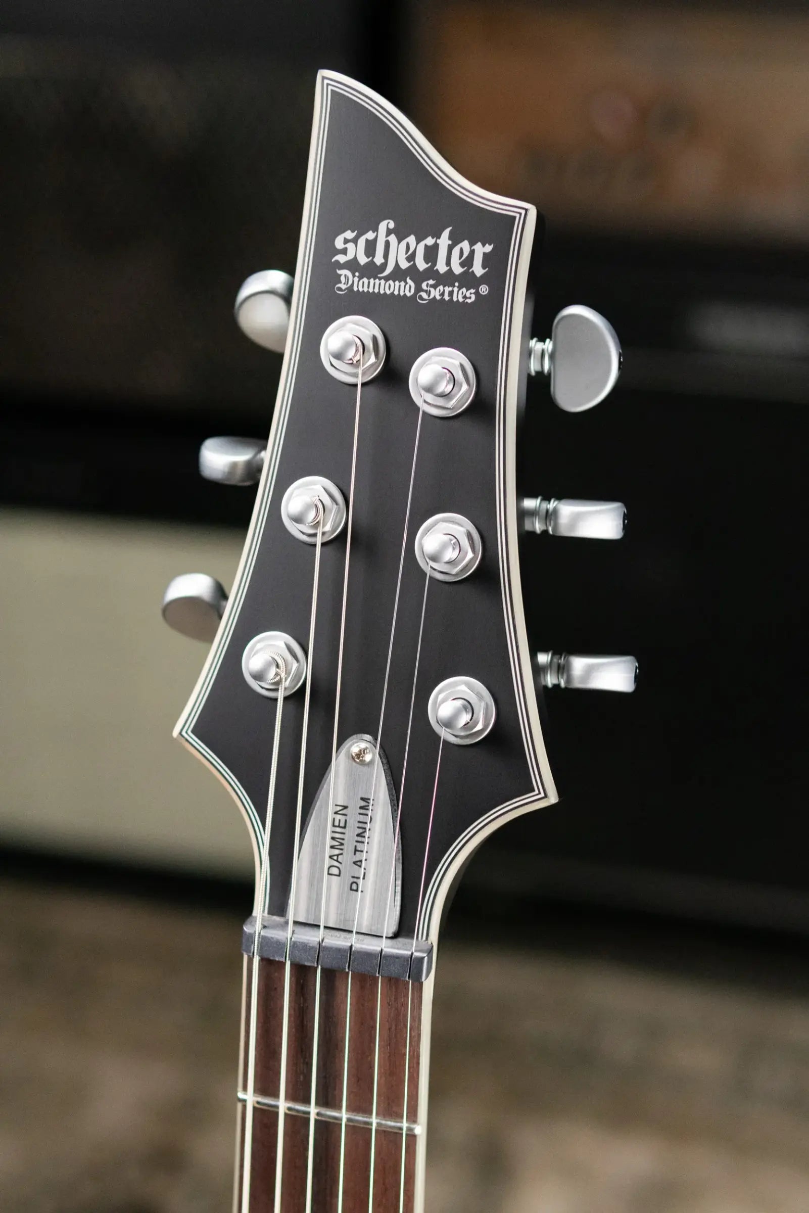 Schecter Damien Platinum-6 Electric Guitar - Satin Black