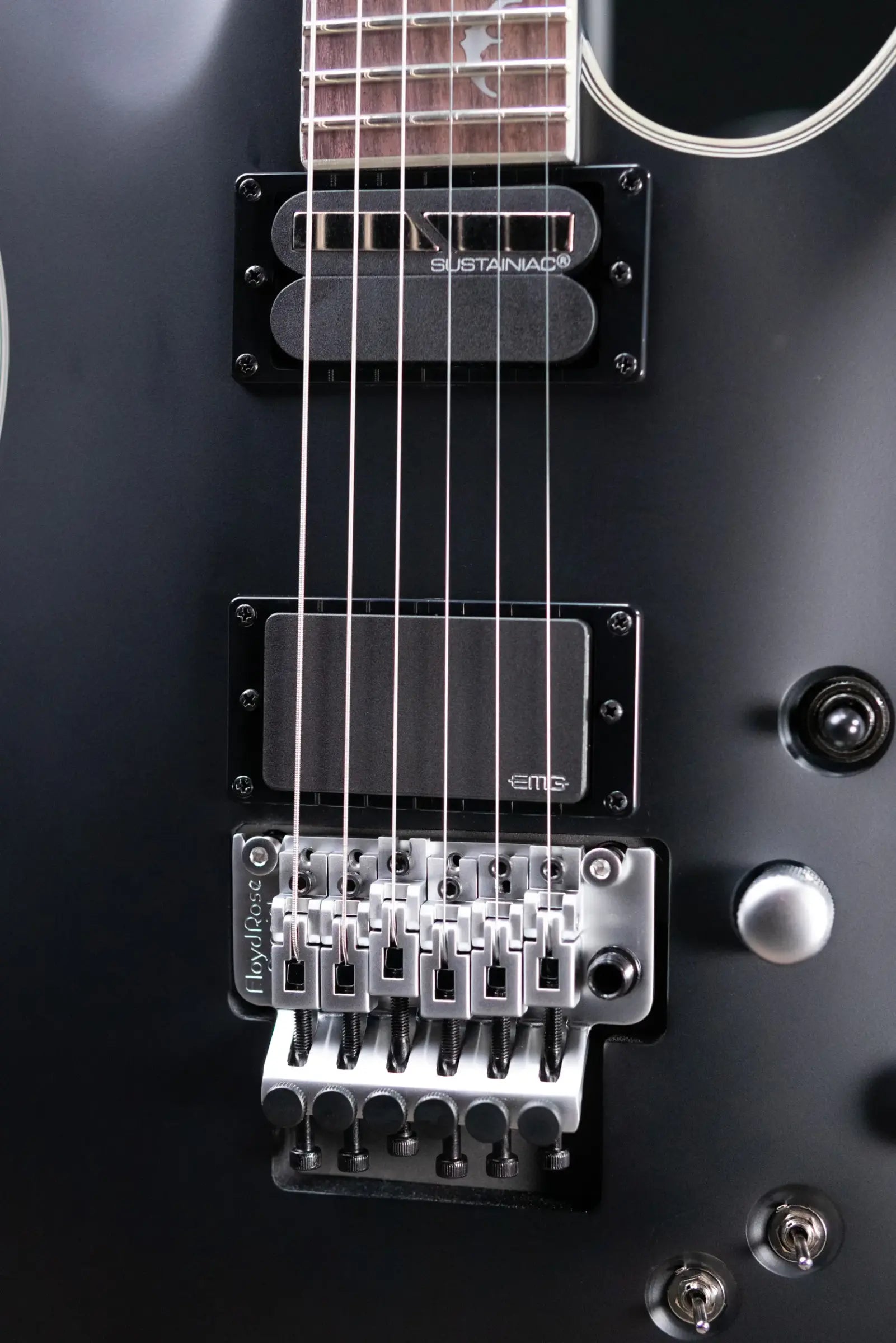 Schecter Damien Platinum-6 FR S Electric Guitar - Satin Black
