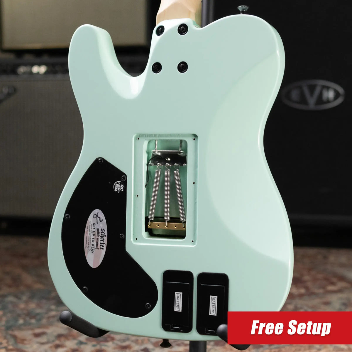 Schecter Sun Valley Super Shredder PT FR S Electric Guitar - Seafoam Green with Hardshell Case - Used