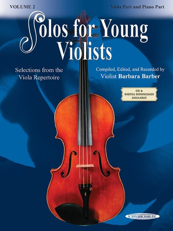 Solos for Young Violists Viola & Piano Part- Volume 2 Book Alfred Publishing