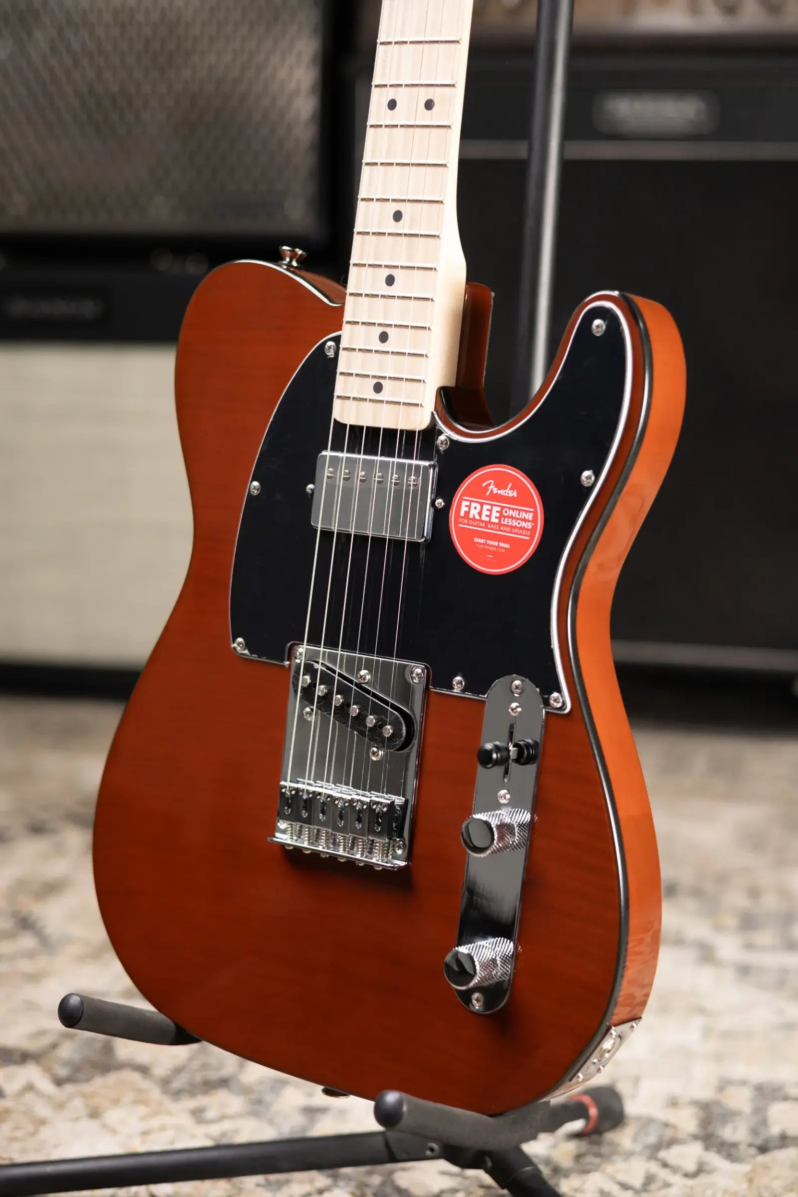 Squier Affinity Series Telecaster FMT SH Electric Guitar - Mocha