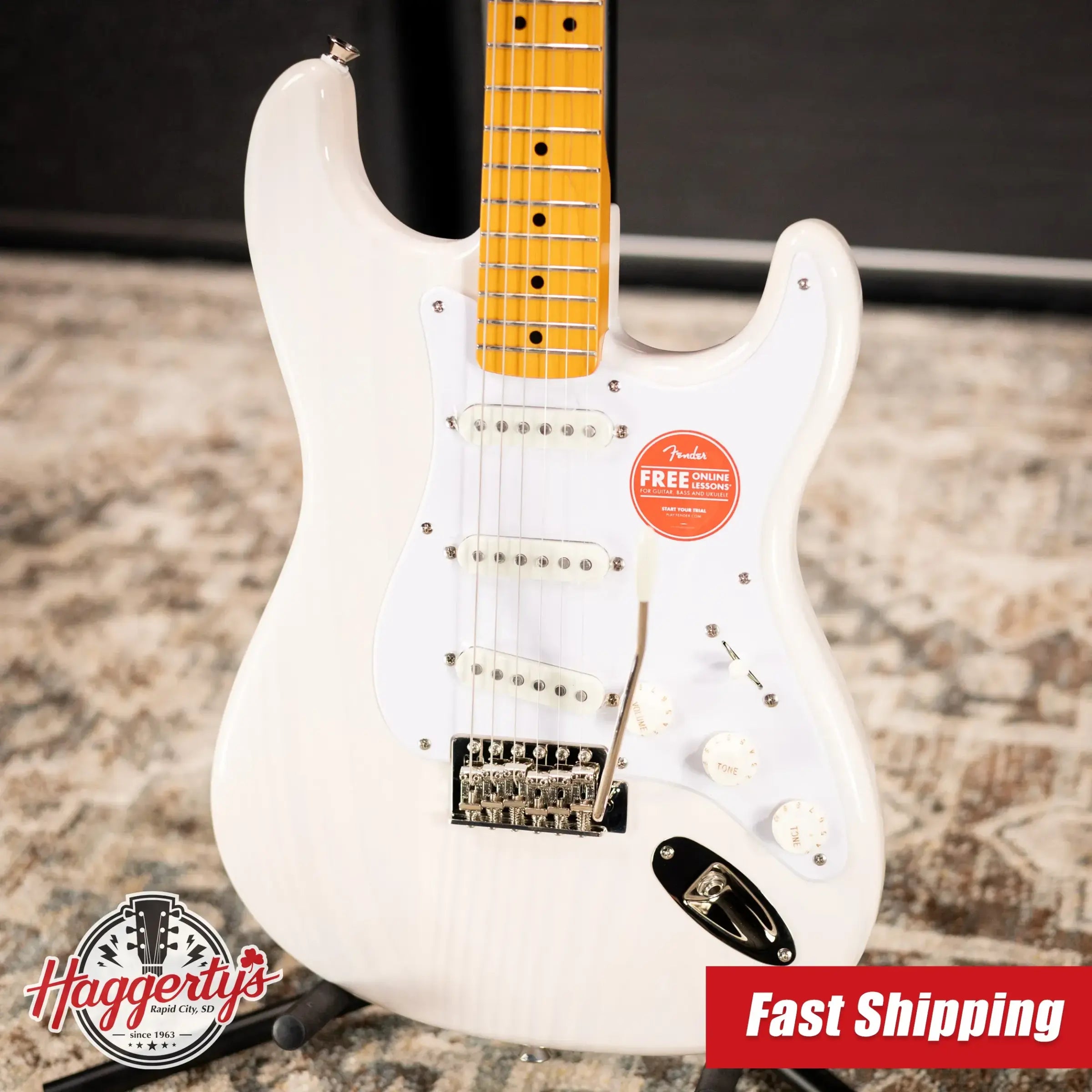 Squier Classic Vibe '50s Stratocaster Electric Guitar - White Blonde