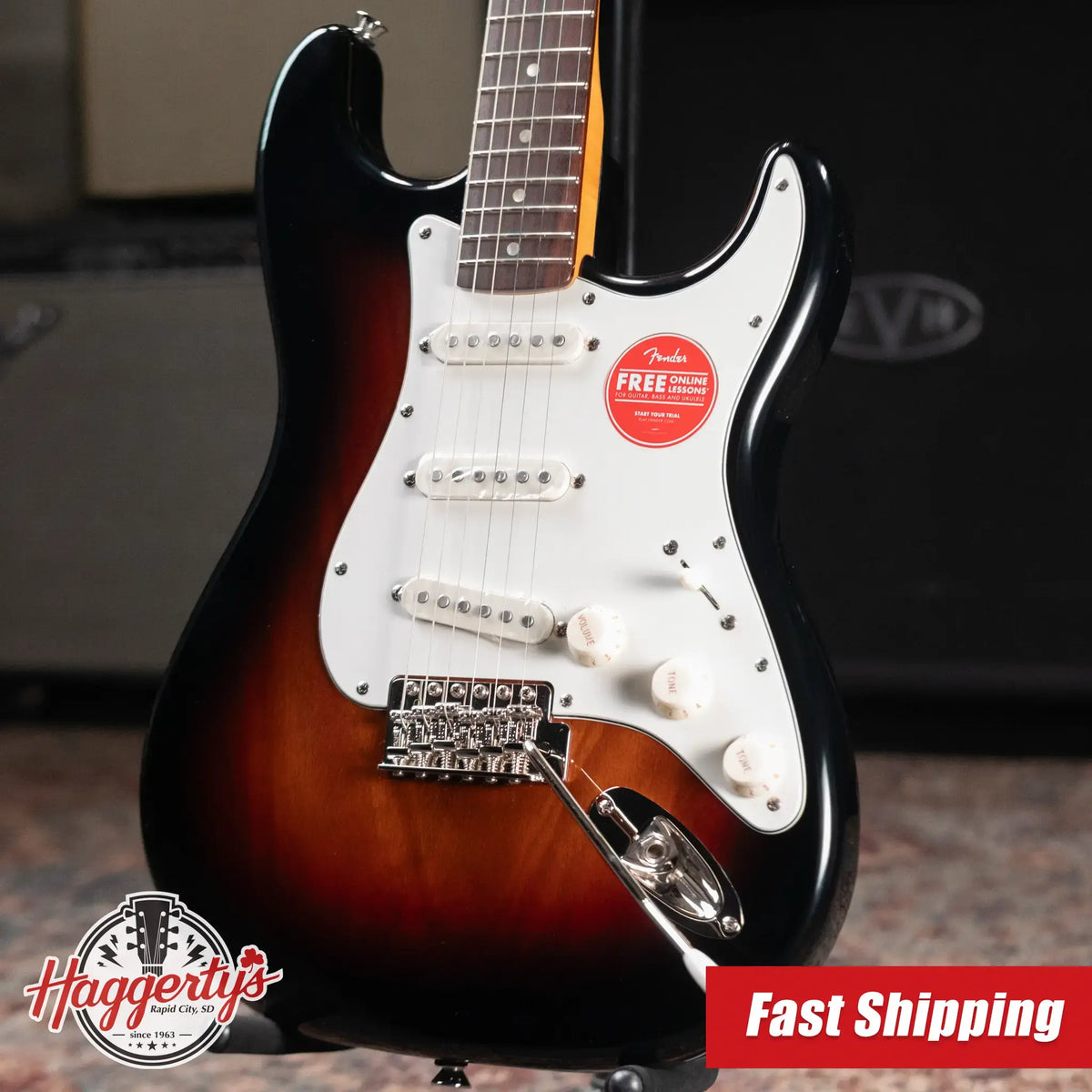 Squier Classic Vibe '60s Stratocaster Electric Guitar - 3-Color Sunburst