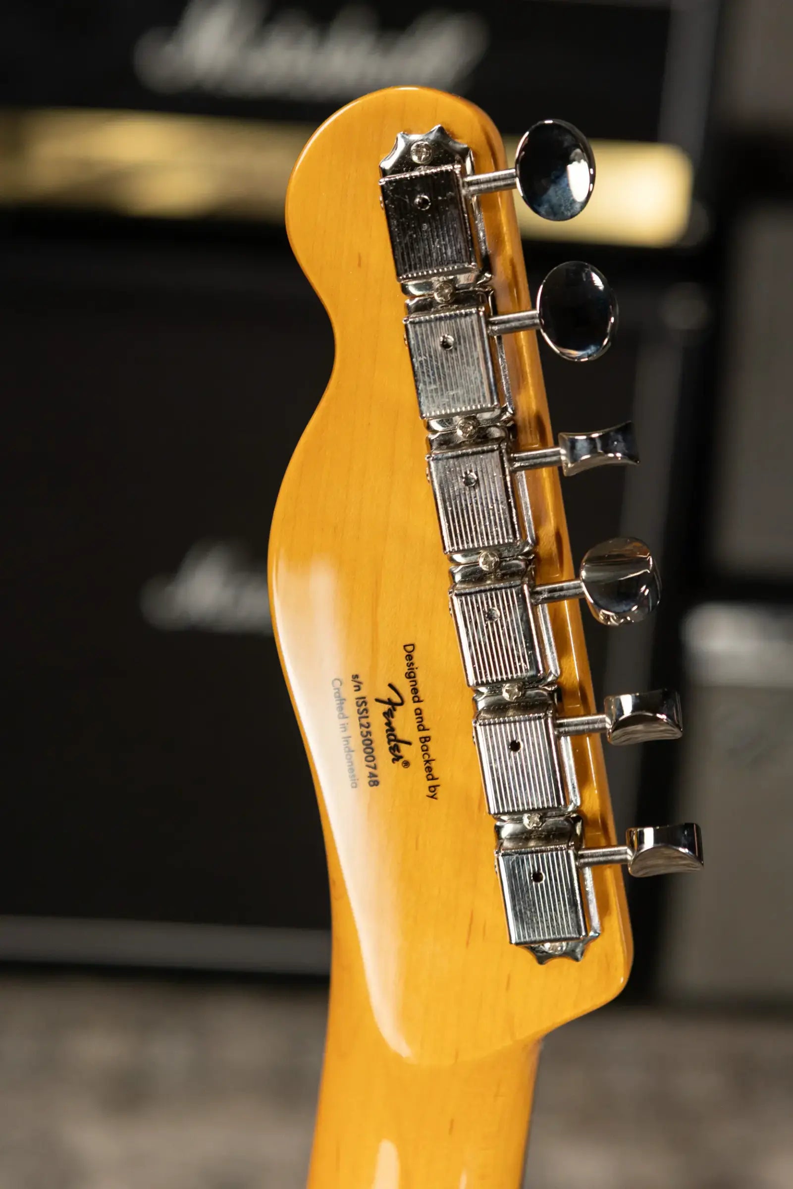 Squier Classic Vibe Baritone Custom Telecaster Electric Guitar - Black