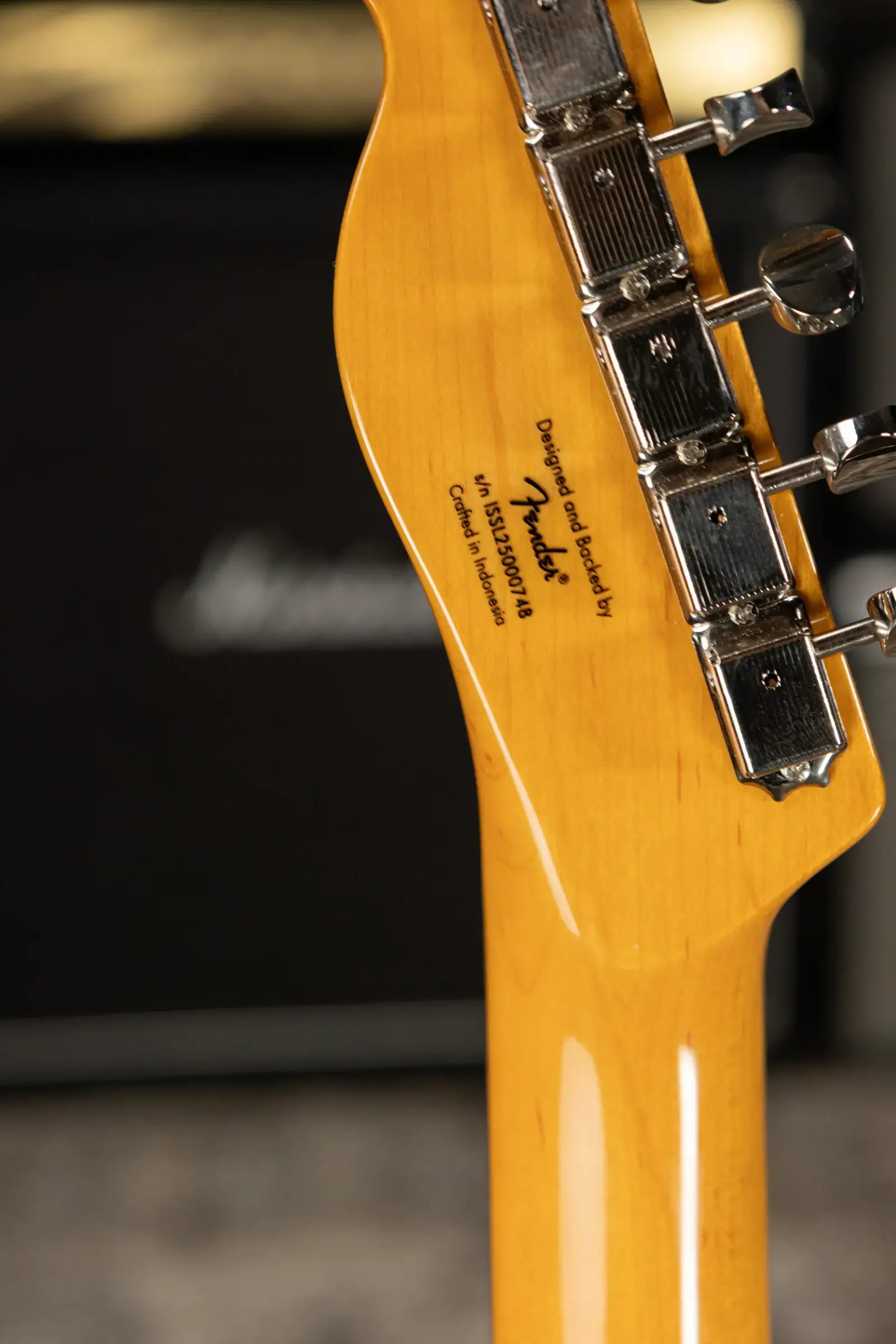 Squier Classic Vibe Baritone Custom Telecaster Electric Guitar - Black