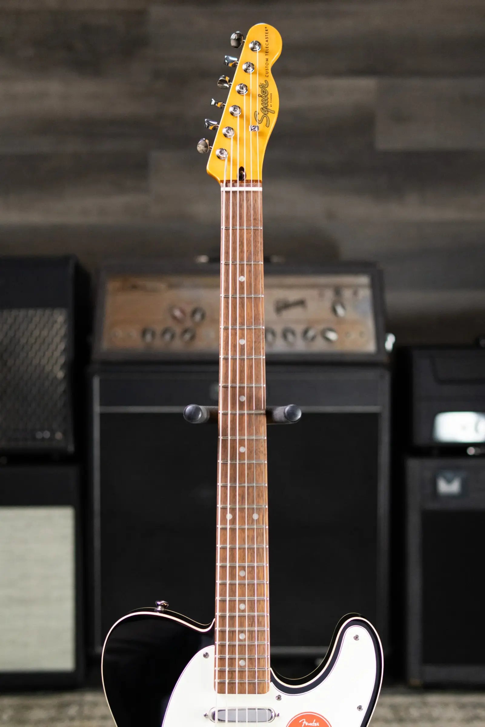 Squier Classic Vibe Baritone Custom Telecaster Electric Guitar - Black