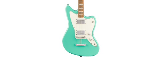 Squier Paranormal Baritone Jazzmaster HH Electric Guitar - Sea Foam Green