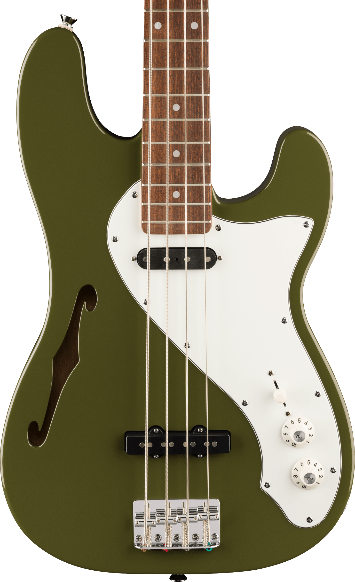 Squier Paranormal Precision Bass Thinline SJ - Olive