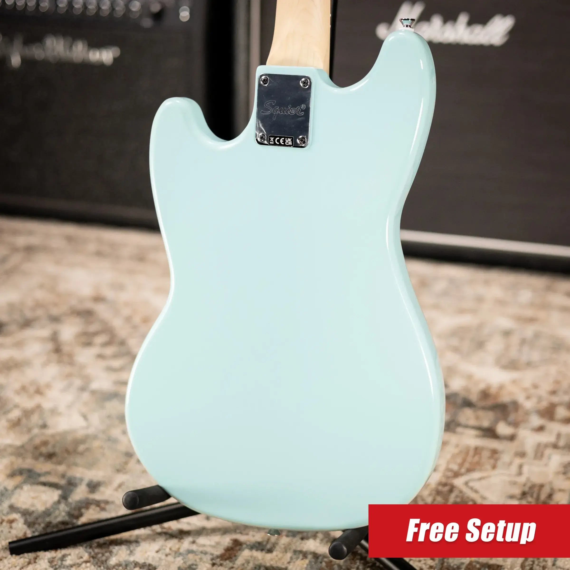 Squier Sonic Bronco Bass - Daphne Blue