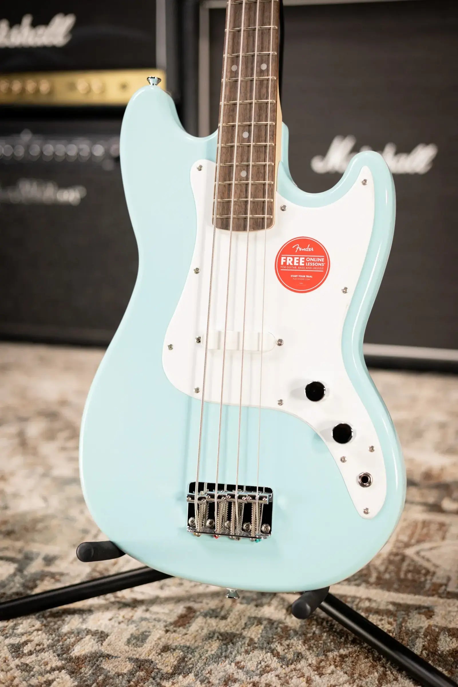 Squier Sonic Bronco Bass - Daphne Blue