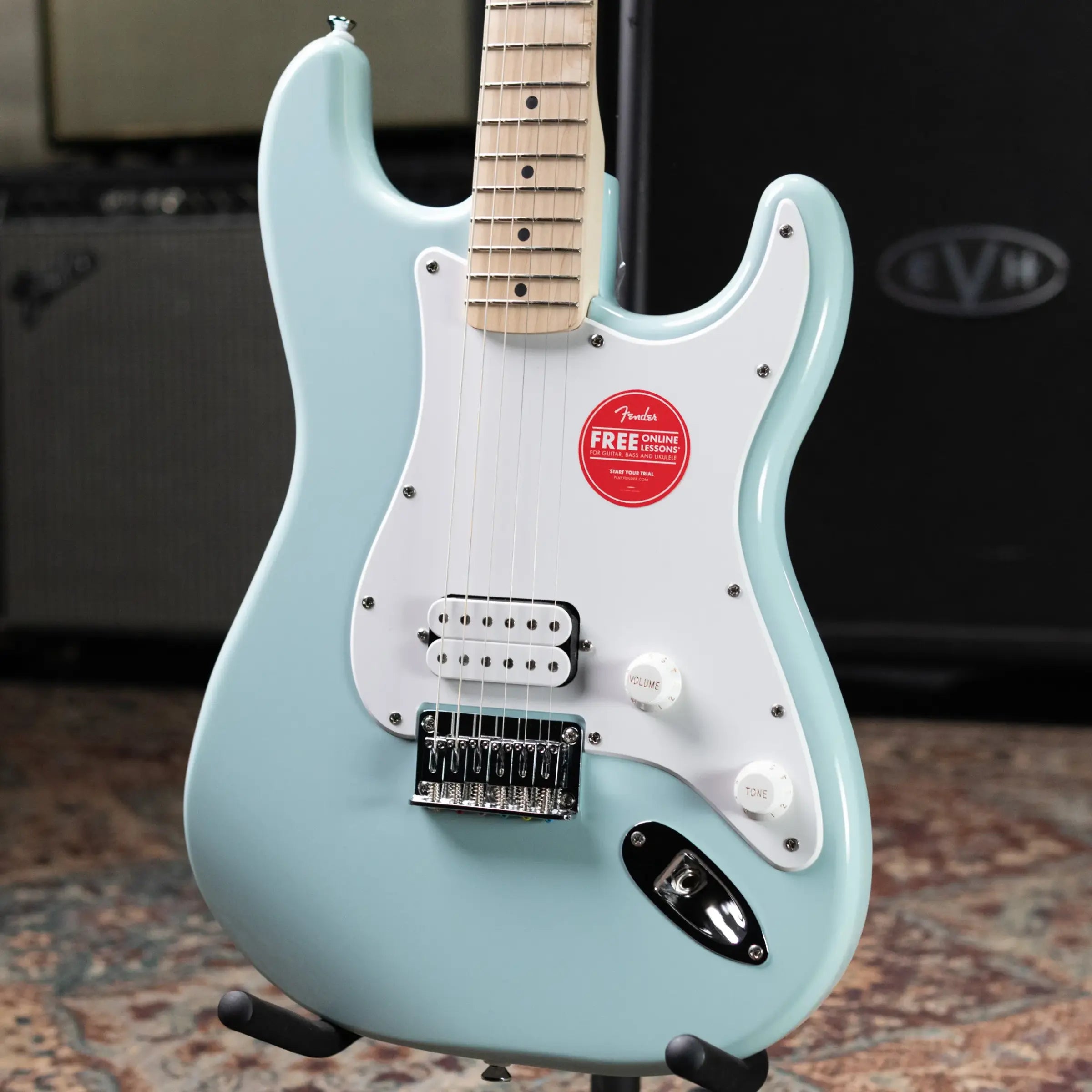 Squier Sonic Stratocaster HT H Electric Guitar - Sonic Blue