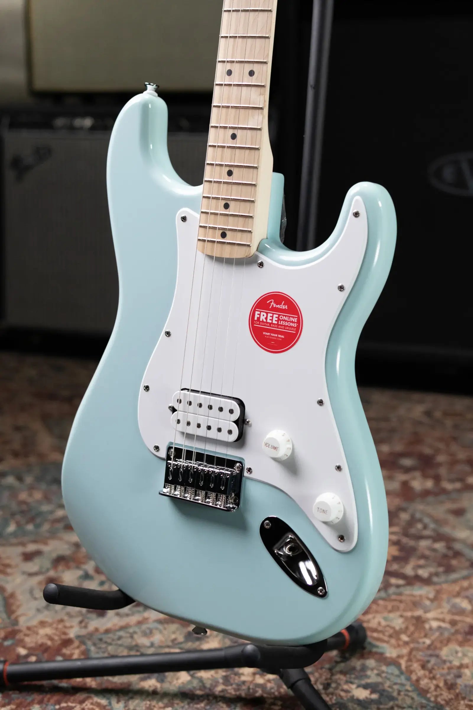 Squier Sonic Stratocaster HT H Electric Guitar - Sonic Blue