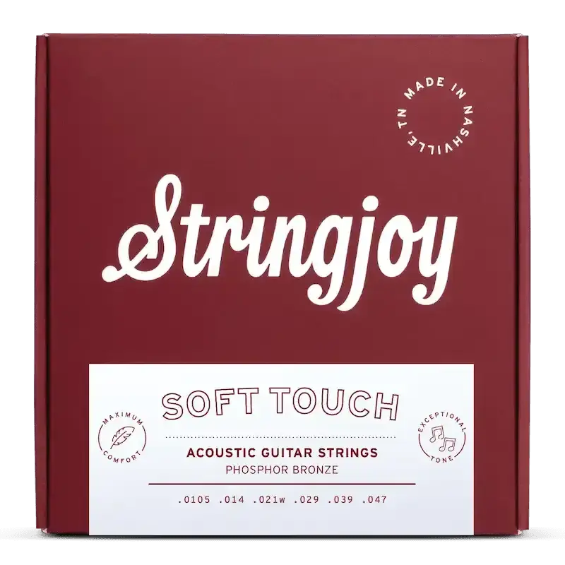 Stringjoy Naturals Soft Touch (10.5-47) Phosphor Bronze Acoustic Guitar Strings