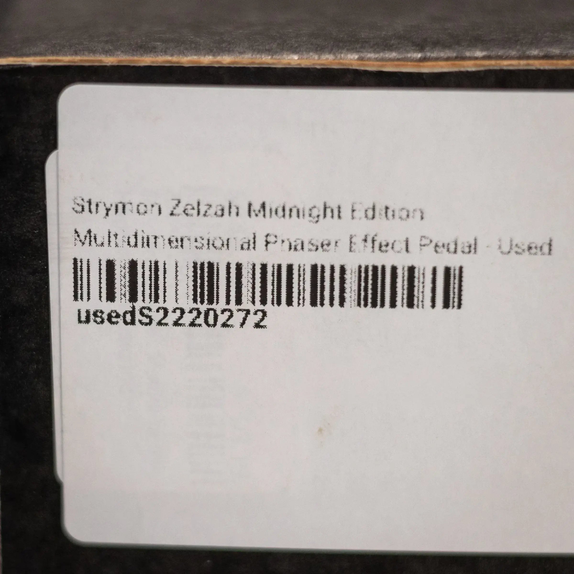 Strymon Zelzah Midnight Edition Multidimensional Phaser Effect Pedal - Used