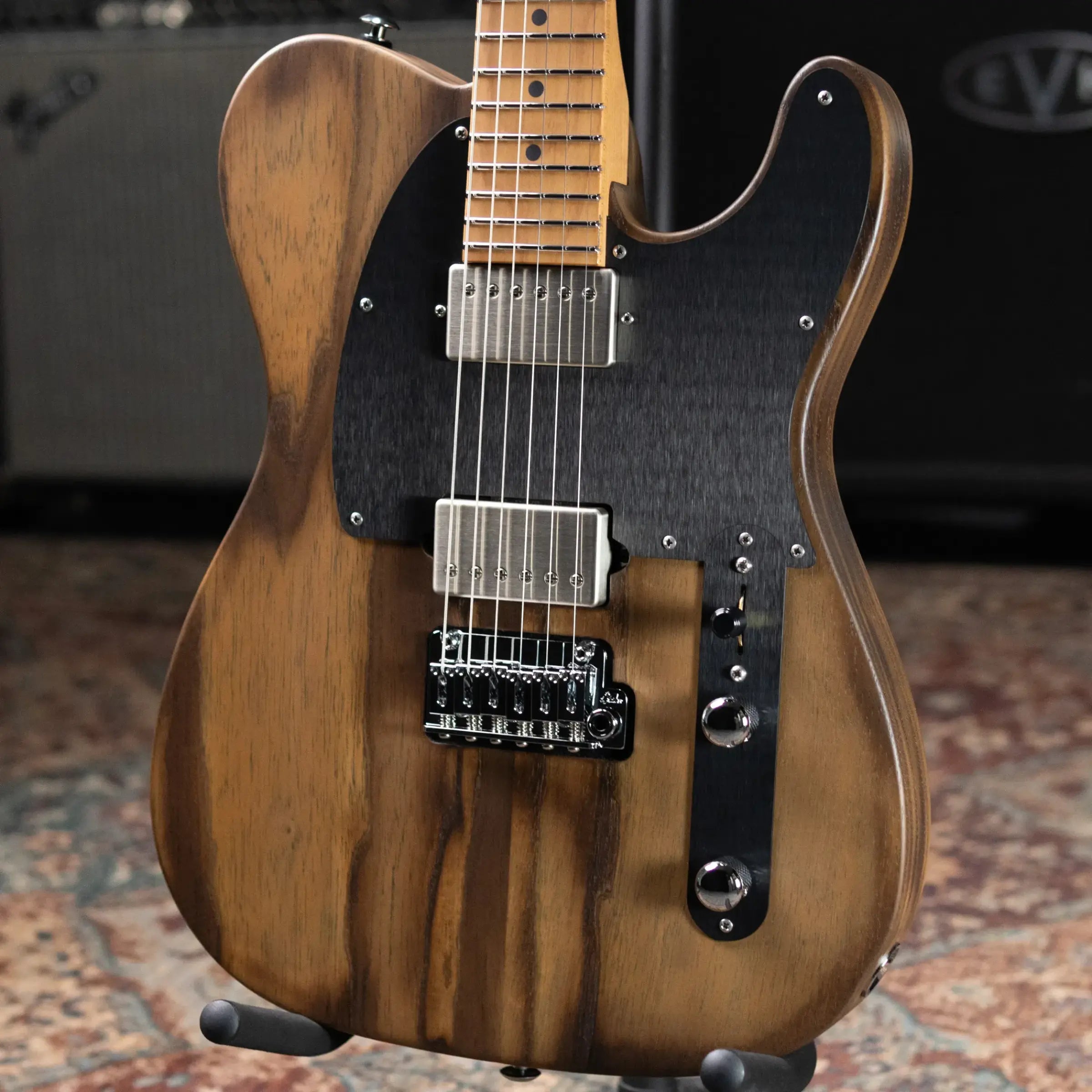 Suhr Andy Wood Signature Series Modern T HH Electric Guitar - Whiskey Barrel with Gig Bag