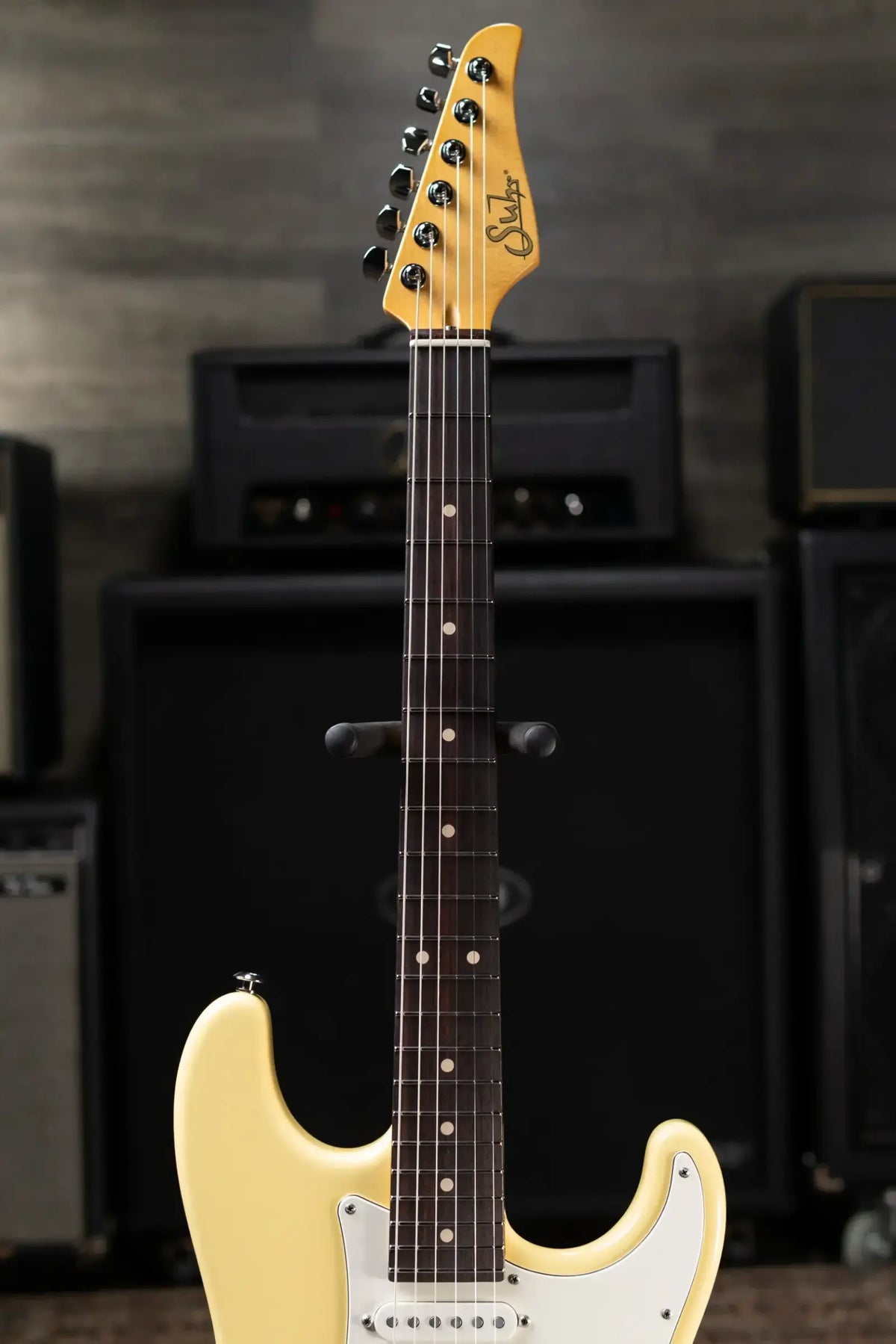 Suhr Classic S Antique Electric Guitar - Vintage Yellow with Gig Bag