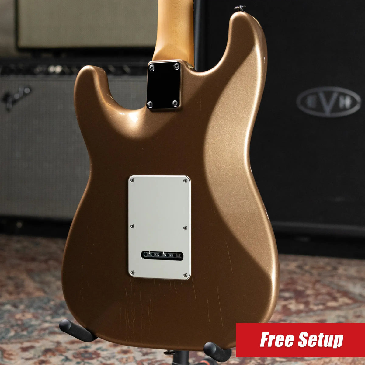 Suhr Custom Shop Classic S Antique Electric Guitar - Firemist Gold with Gig Bag