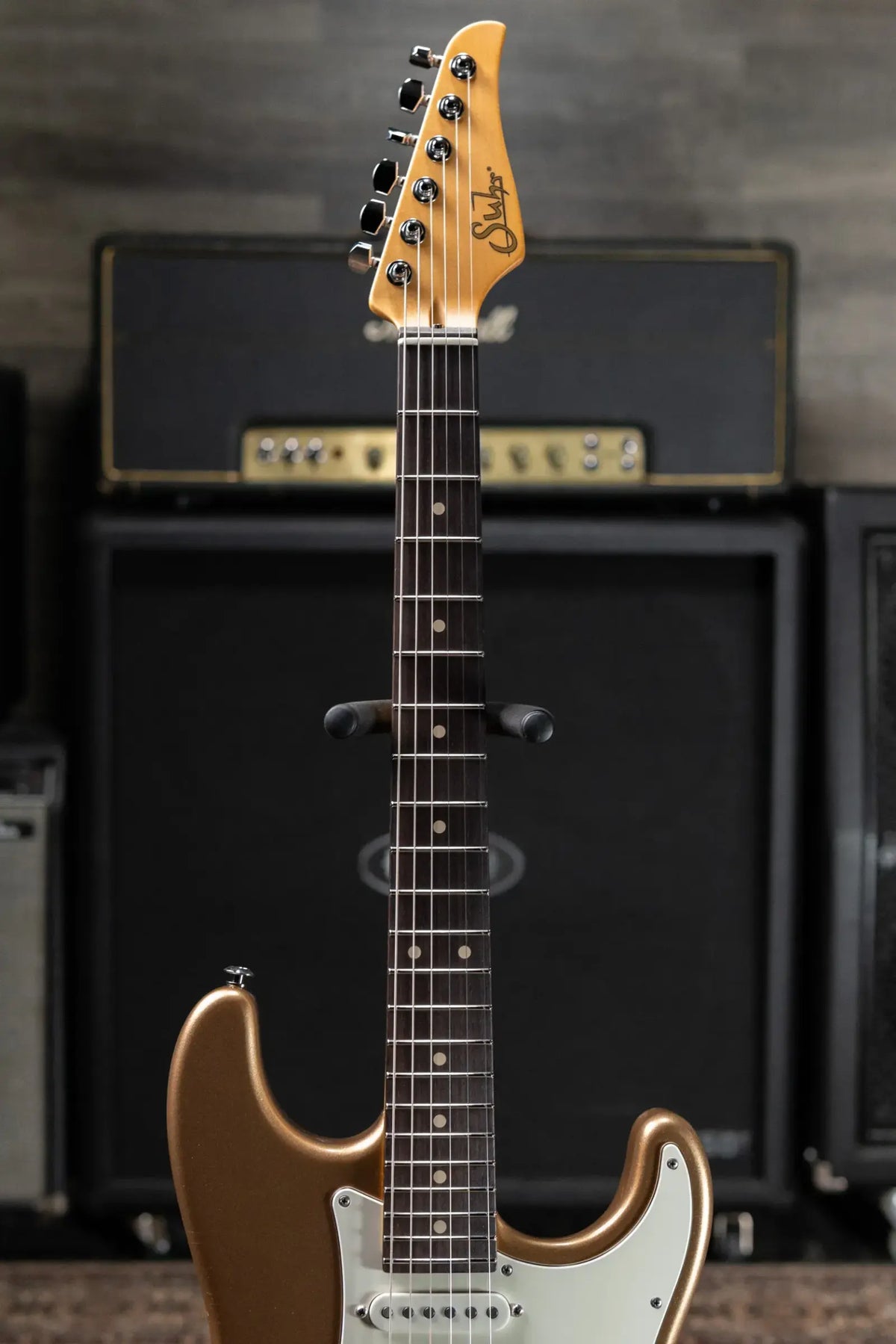 Suhr Custom Shop Classic S Antique Electric Guitar - Firemist Gold with Gig Bag