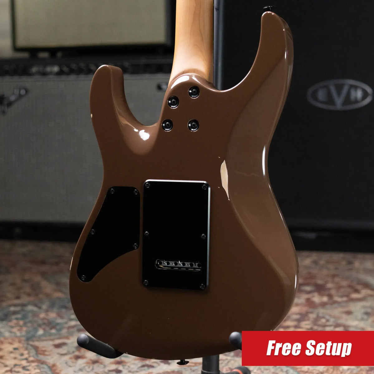 Suhr James Norbert Ivanyi Signature Series Modern Electric Guitar - Russet Brown with Gig Bag