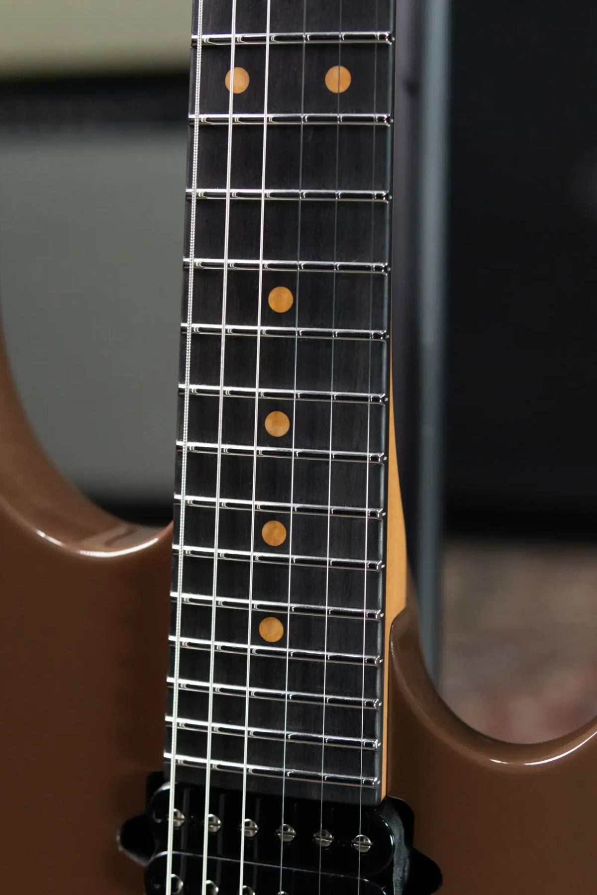 Suhr James Norbert Ivanyi Signature Series Modern Electric Guitar - Russet Brown with Gig Bag