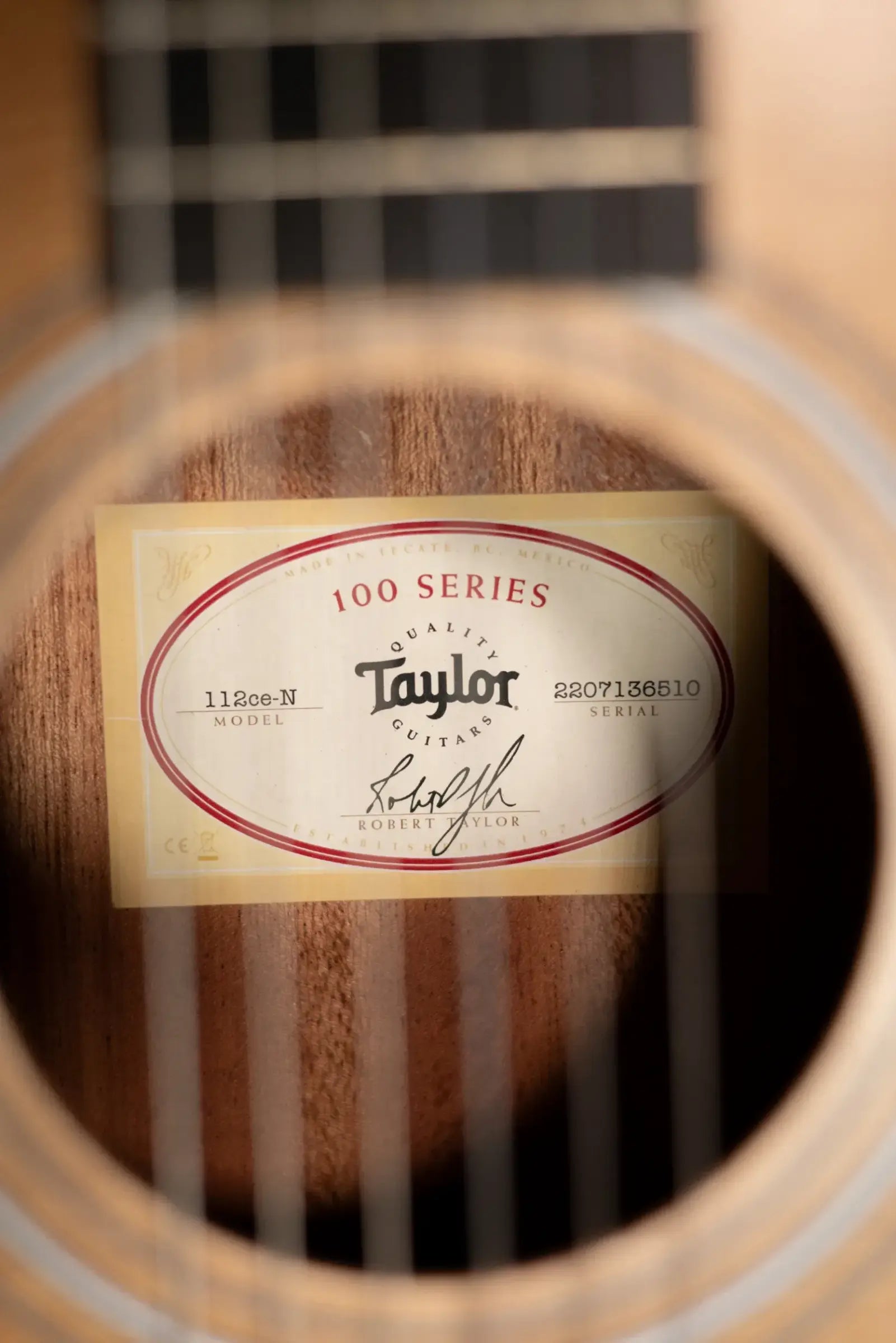 Taylor 112ce-N Nylon Grand Concert Acoustic/Electric Guitar with Gig Bag