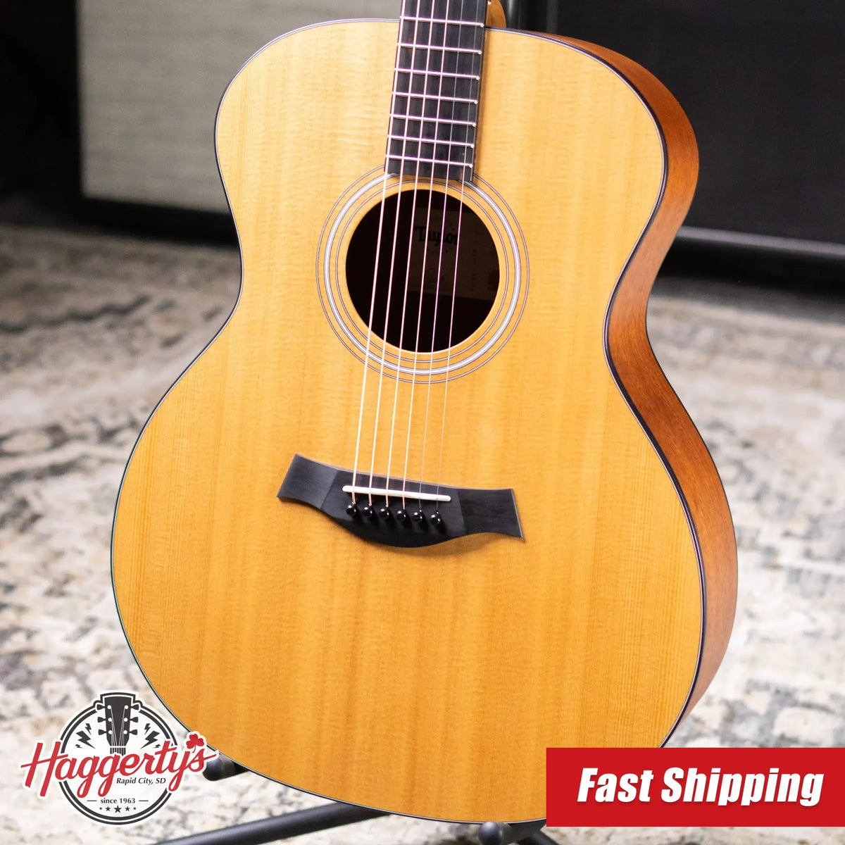 Taylor 114 Grand Auditorium Acoustic Guitar - Natural with Gig Bag - Prototype
