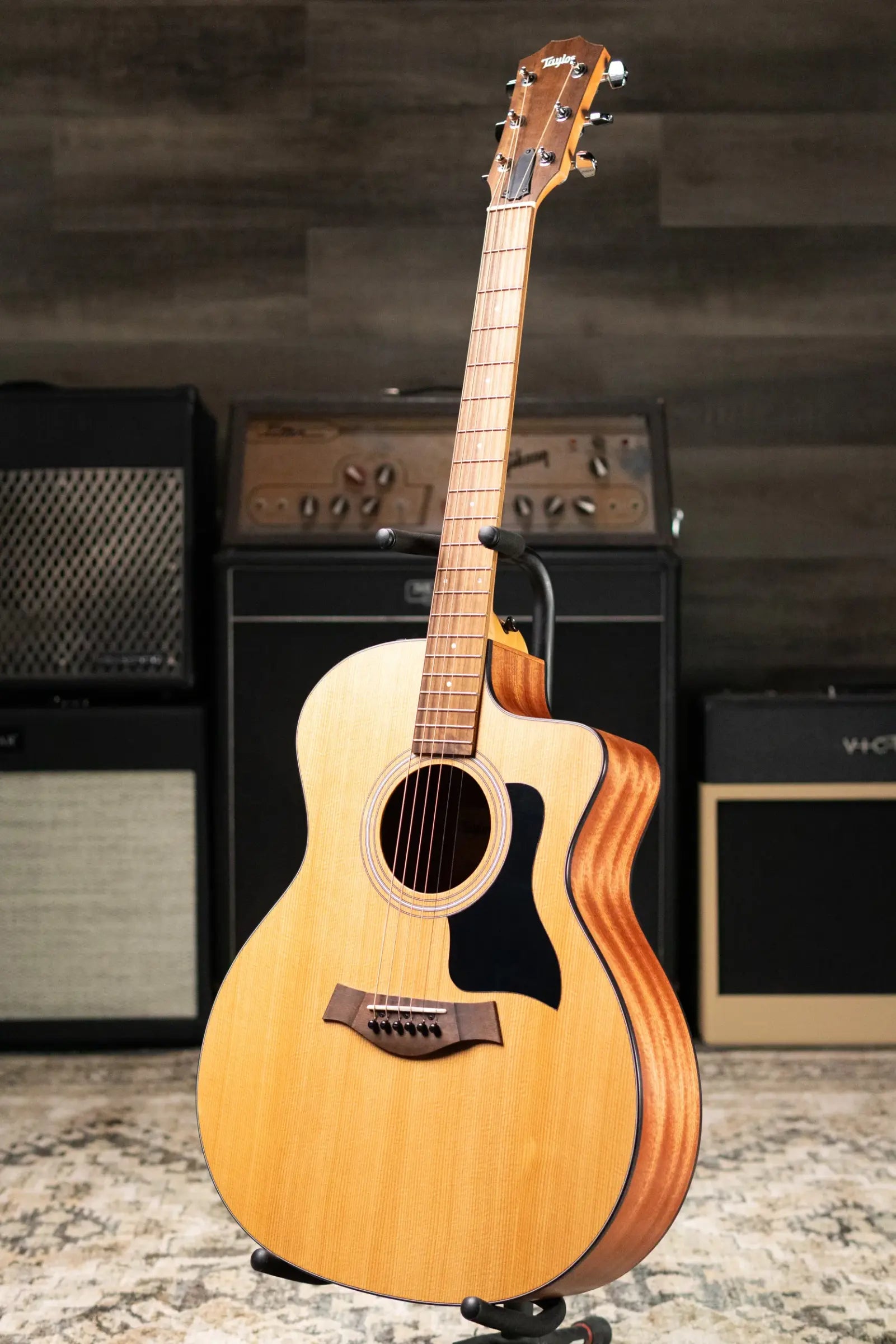 Taylor 114ce Grand Auditorium Acoustic/Electric Guitar - Sapele with Gig Bag