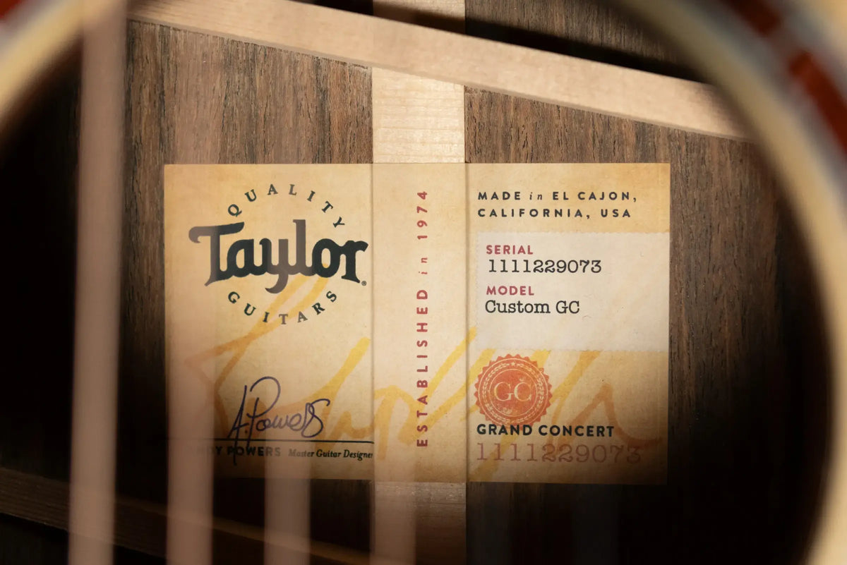 Taylor 2020 Catch Custom #24 Grand Concert Acoustic-Electric Guitar - Lutz/Bocote with Hardshell Case - Used