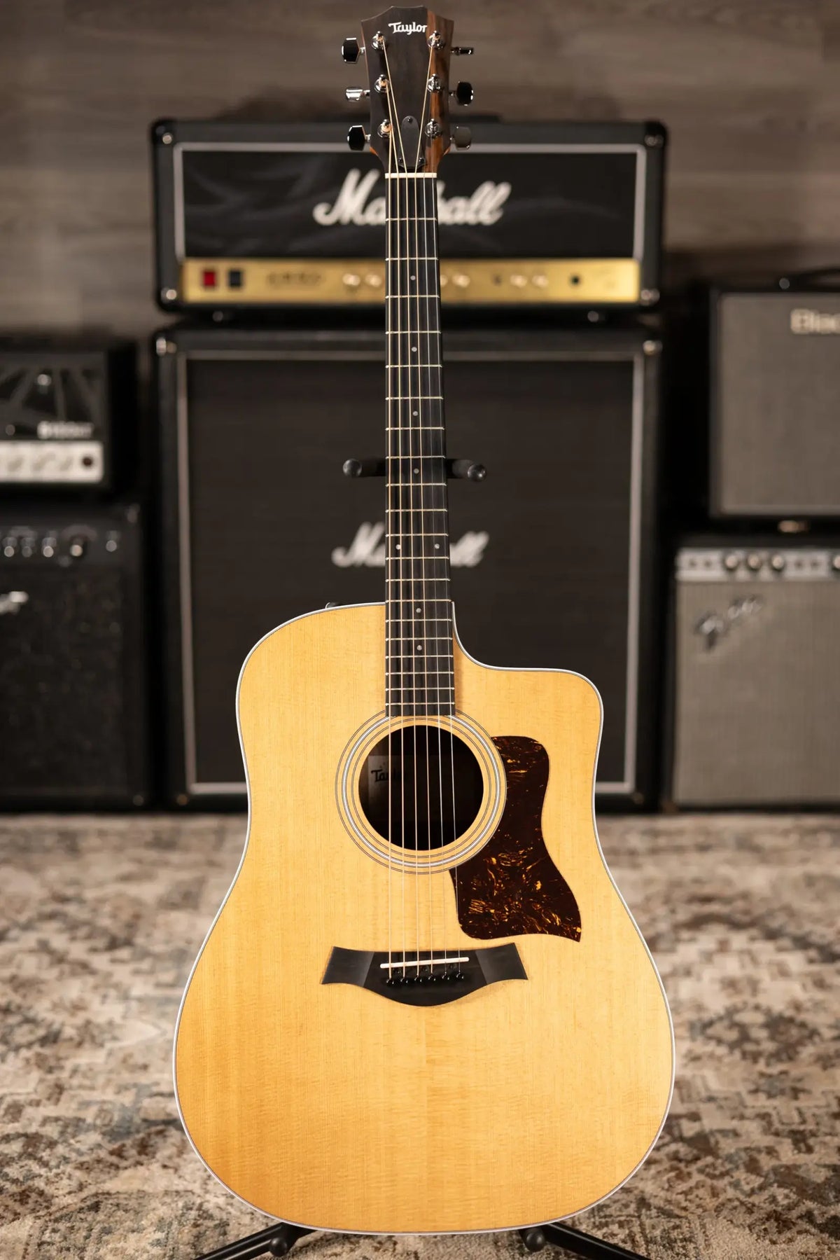 Taylor 210ce Dreadnought Acoustic/Electric Guitar with Gig Bag - Factory Demo