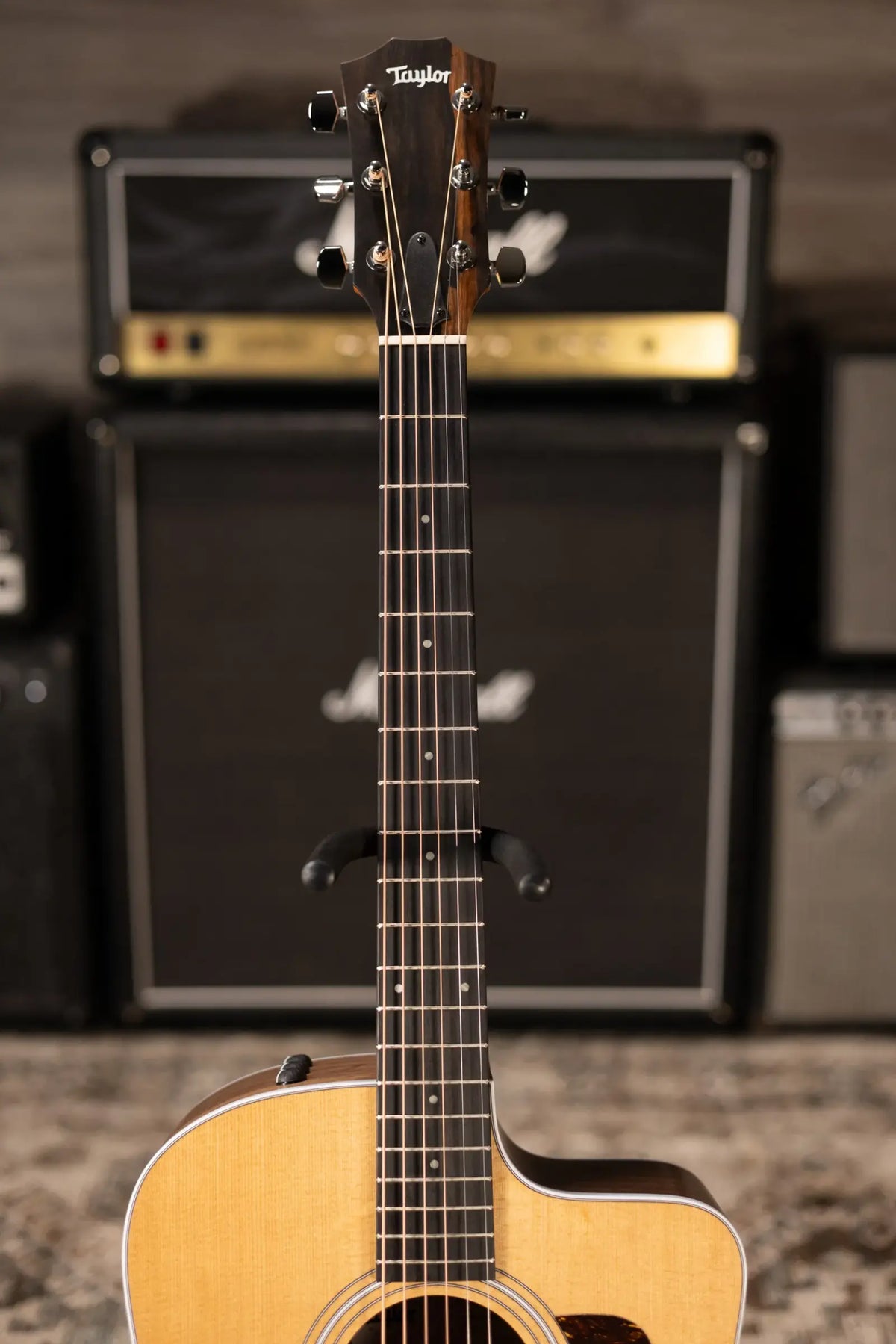 Taylor 210ce Dreadnought Acoustic/Electric Guitar with Gig Bag - Factory Demo