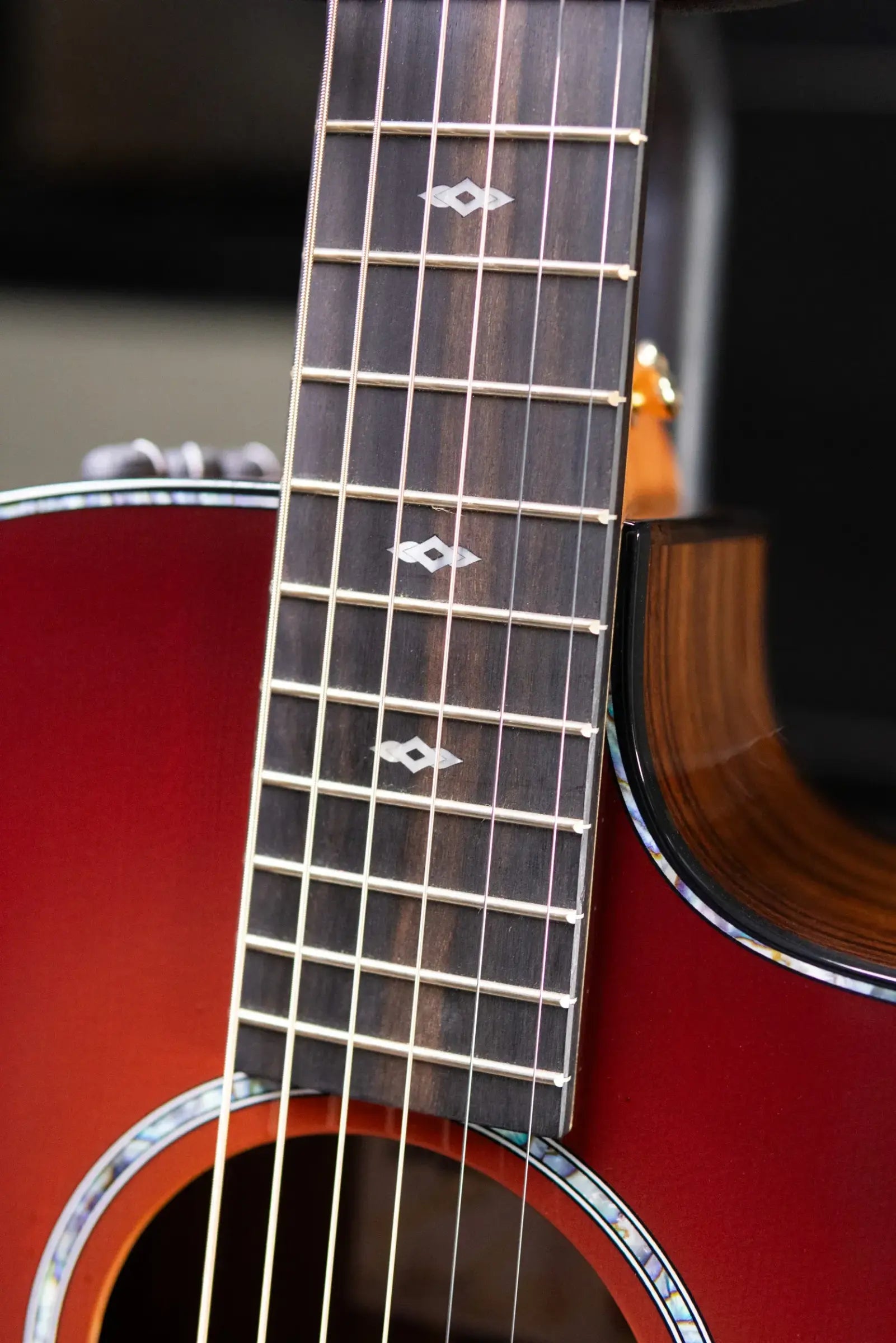 Taylor 214ce DLX Sunset Blvd Grand Auditorium Acoustic/Electric Guitar - Sepia Burst with Hardshell Case - Prototype