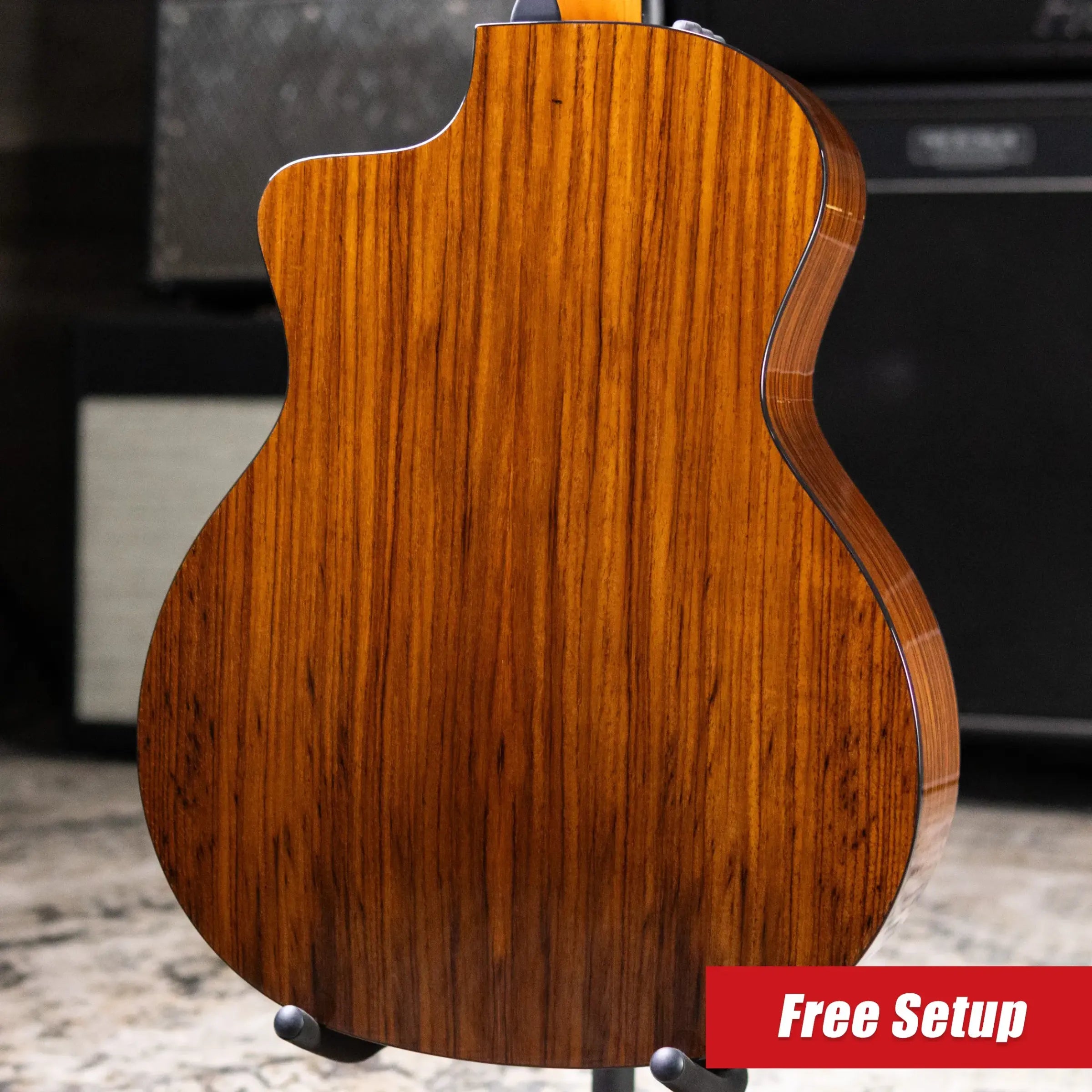 Taylor 214ce DLX Sunset Blvd Grand Auditorium Acoustic/Electric Guitar - Sepia Burst with Hardshell Case - Prototype