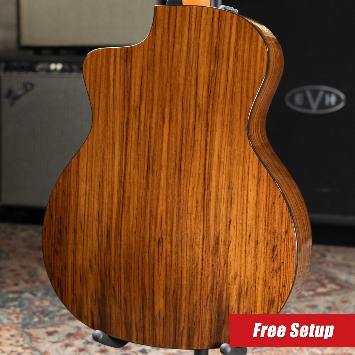 Taylor 214ce DLX Sunset Blvd Grand Auditorium Acoustic/Electric Guitar - Silverburst with Hardshell Case - Prototype