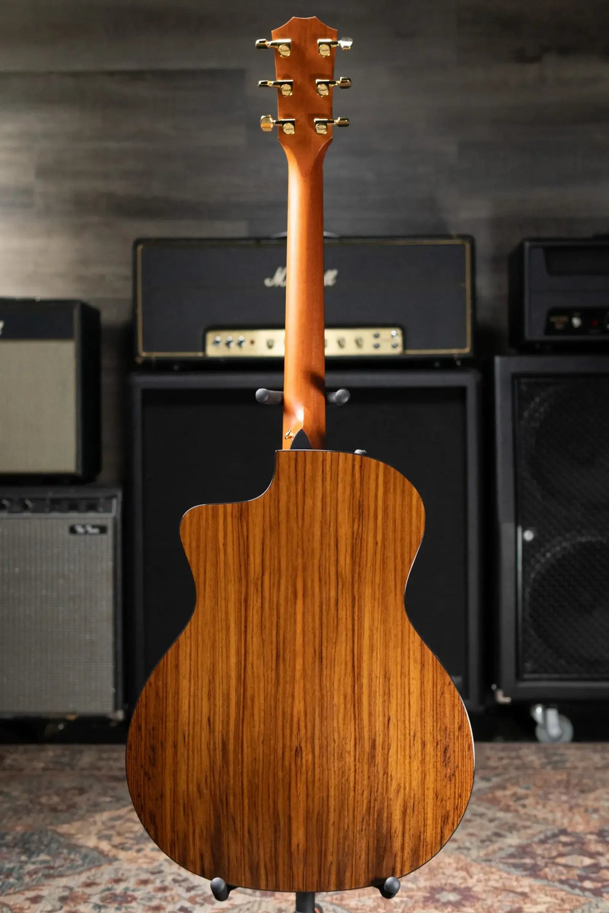 Taylor 214ce DLX Sunset Blvd Grand Auditorium Acoustic/Electric Guitar - Silverburst with Hardshell Case - Prototype