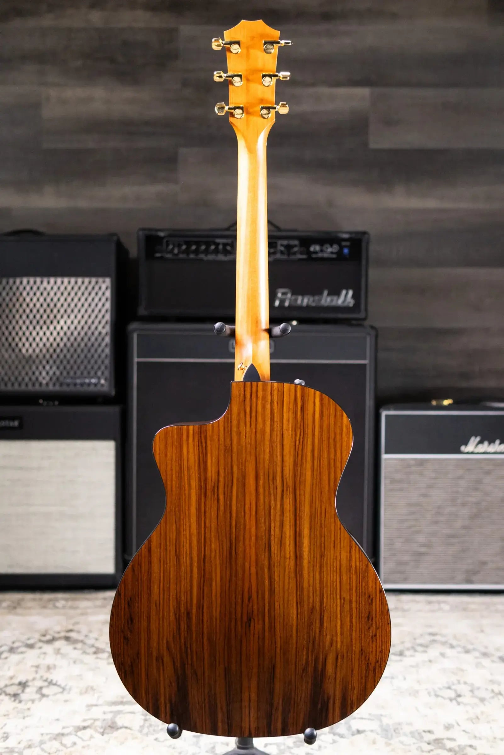Taylor 214ce DLX Sunset Blvd Grand Auditorium Acoustic/Electric Guitar - Silverburst with Hardshell Case