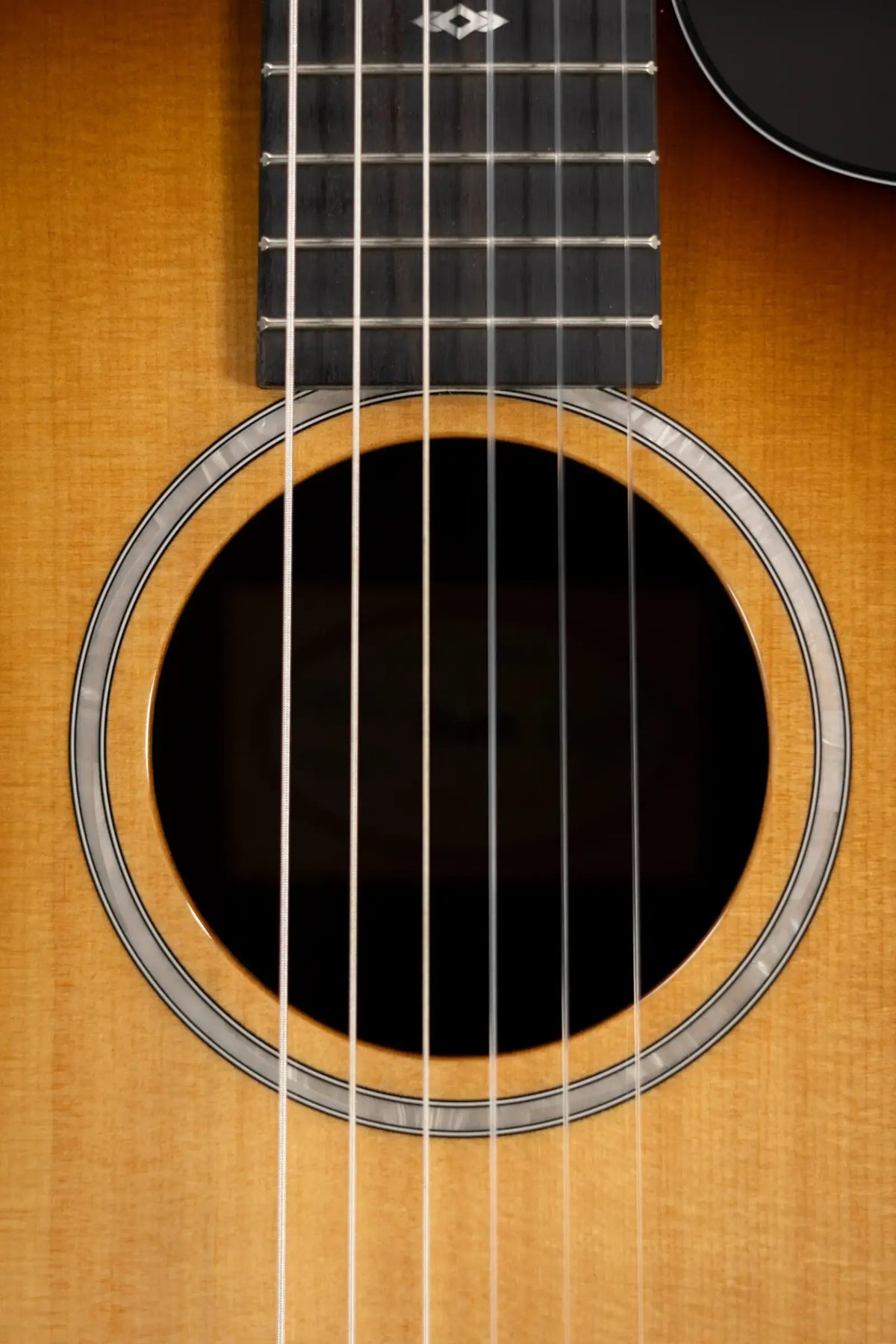 Taylor 214ce-N Plus Sunset Blvd Nylon Grand Auditorium Acoustic/Electric Guitar - Shaded Edge Burst with Aerocase