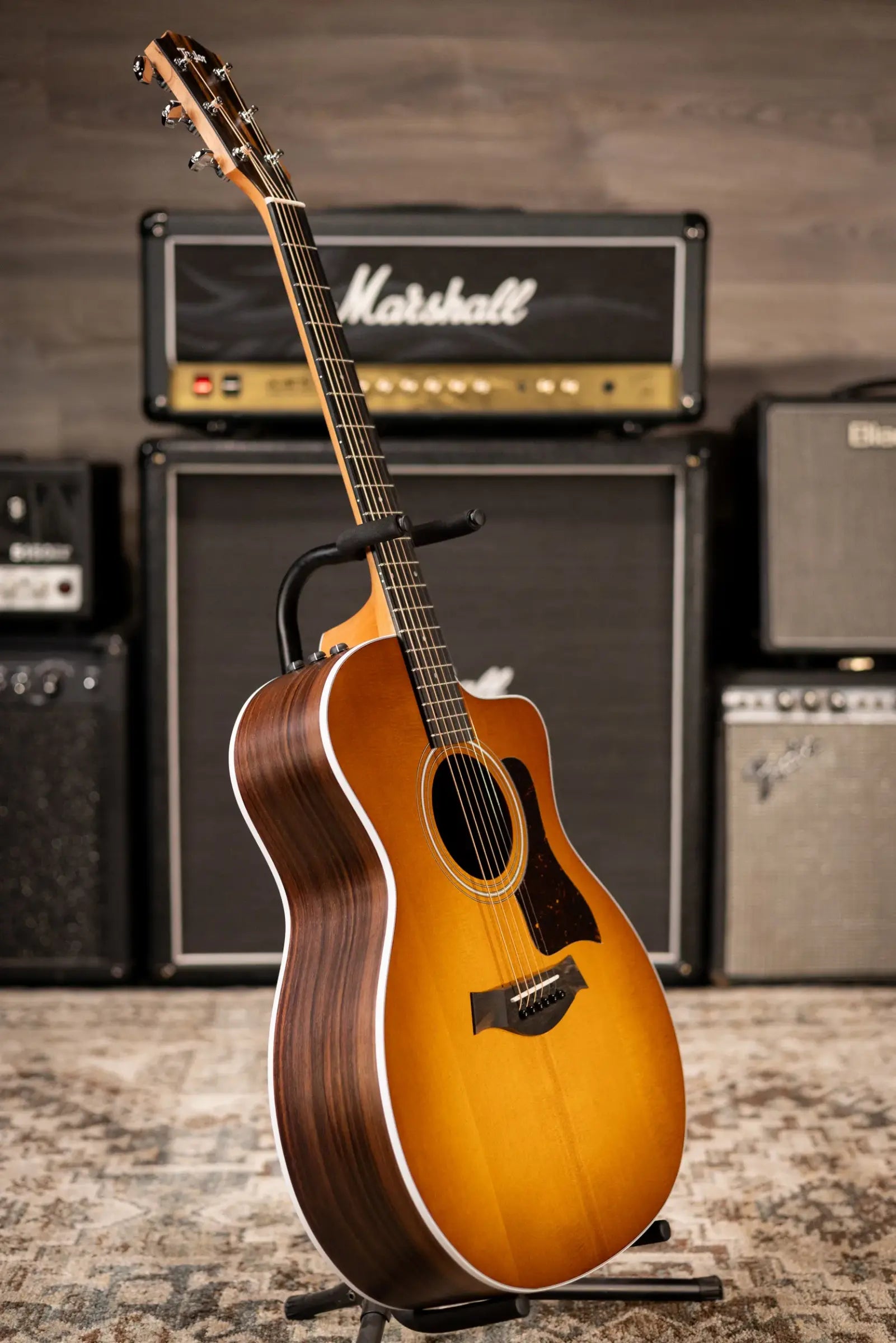 Taylor 214ce Special Edition Grand Auditorium Acoustic/Electric Guitar - Honeyburst with Gig Bag