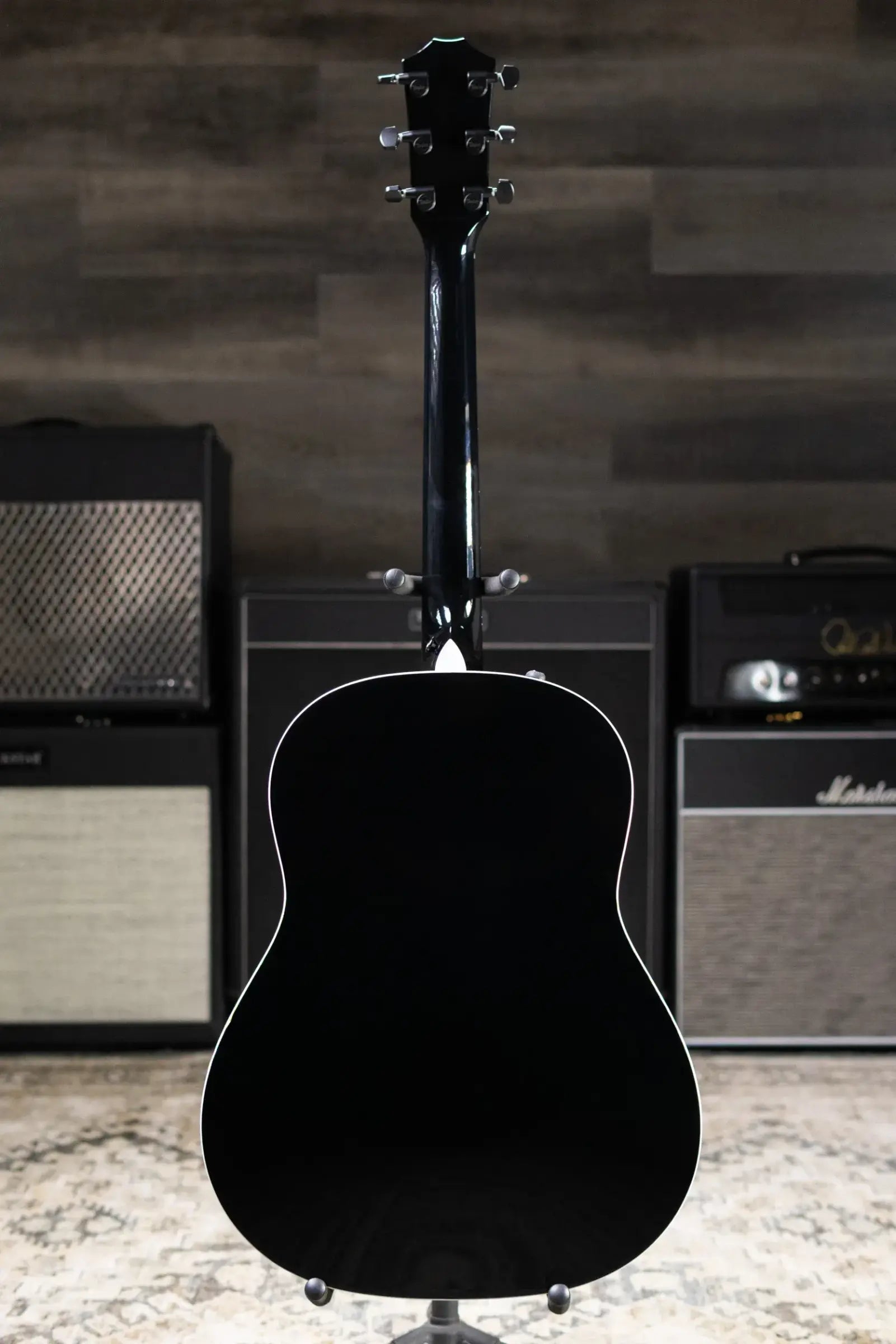 Taylor 217e-BLK Plus Grand Pacific Acoustic/Electric Guitar - Black with Aerocase