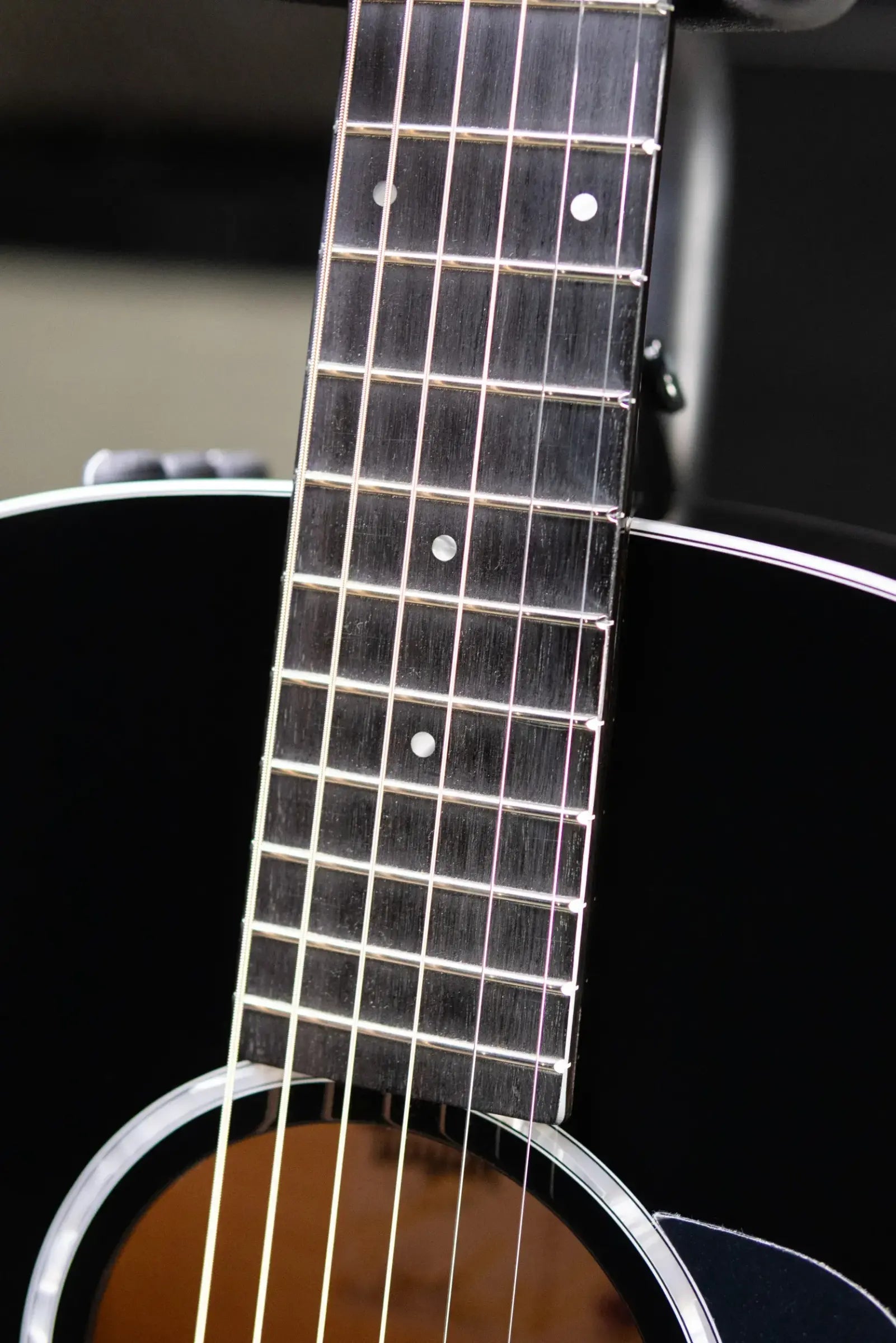 Taylor 217e-BLK Plus Grand Pacific Acoustic/Electric Guitar - Black with Aerocase