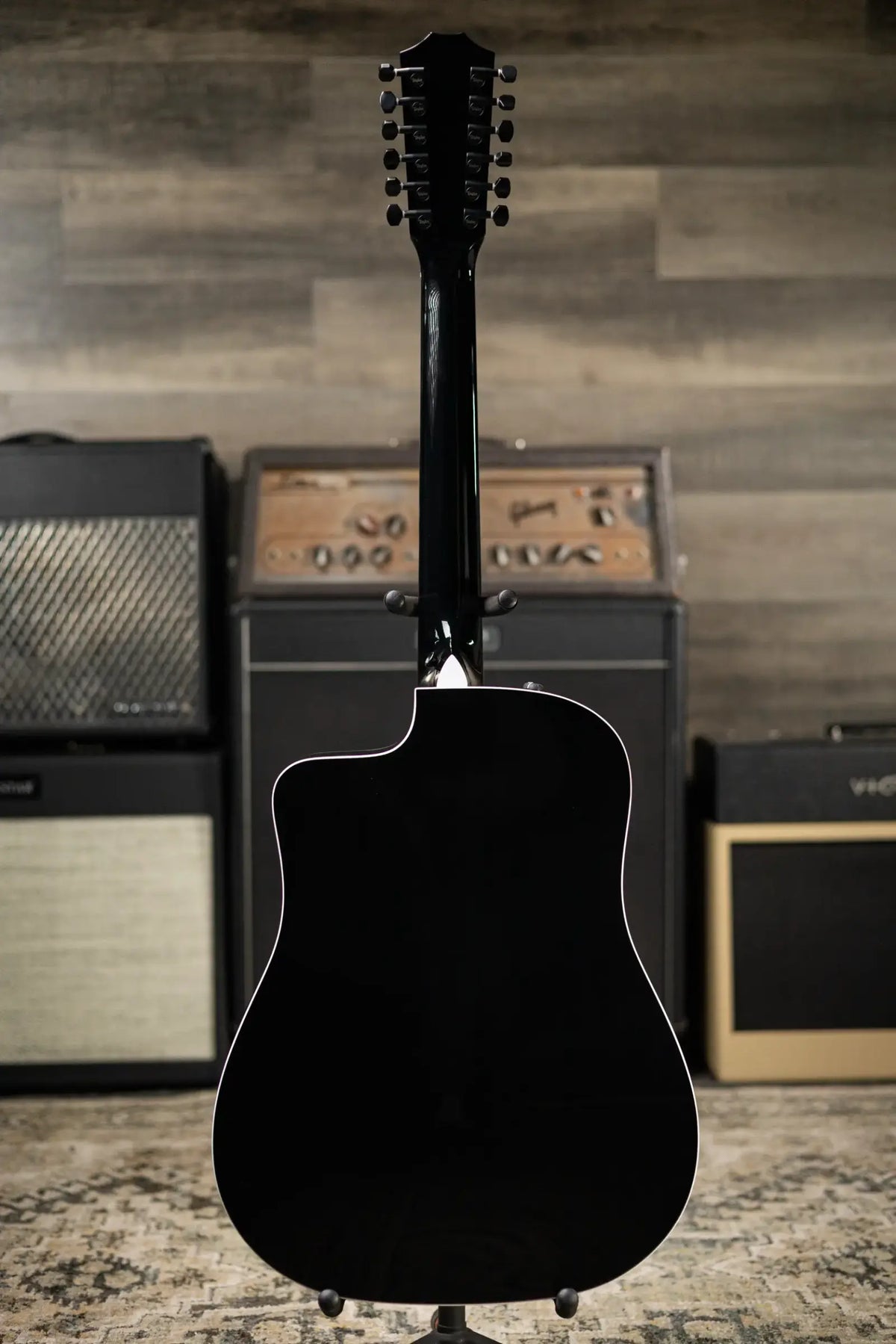 Taylor 250ce-BLK Plus 12-String Acoustic/Electric Guitar - Black with Aerocase - Factory Demo