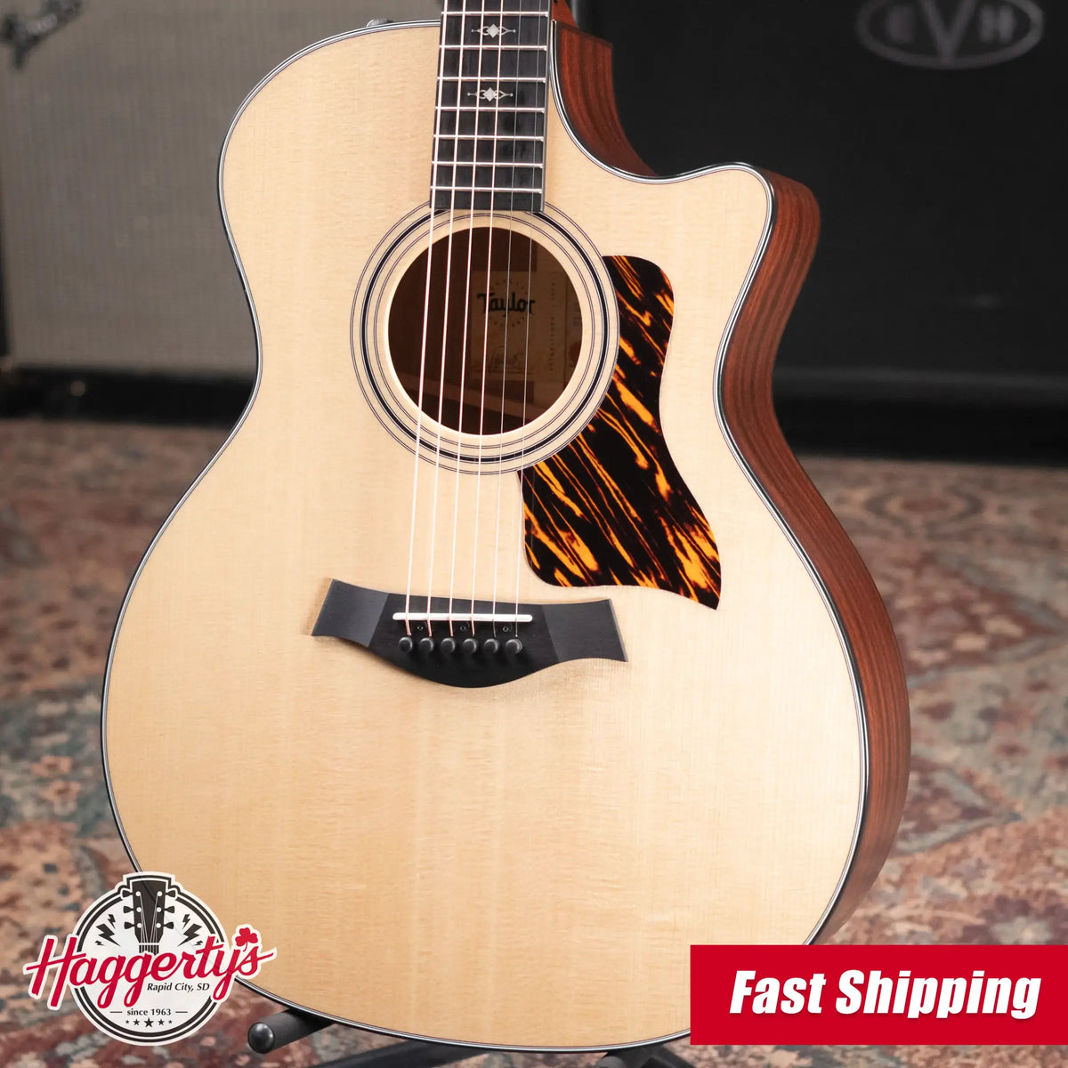 Taylor 2025 314ce Grand Auditorium Acoustic/Electric Guitar with Hardshell Case