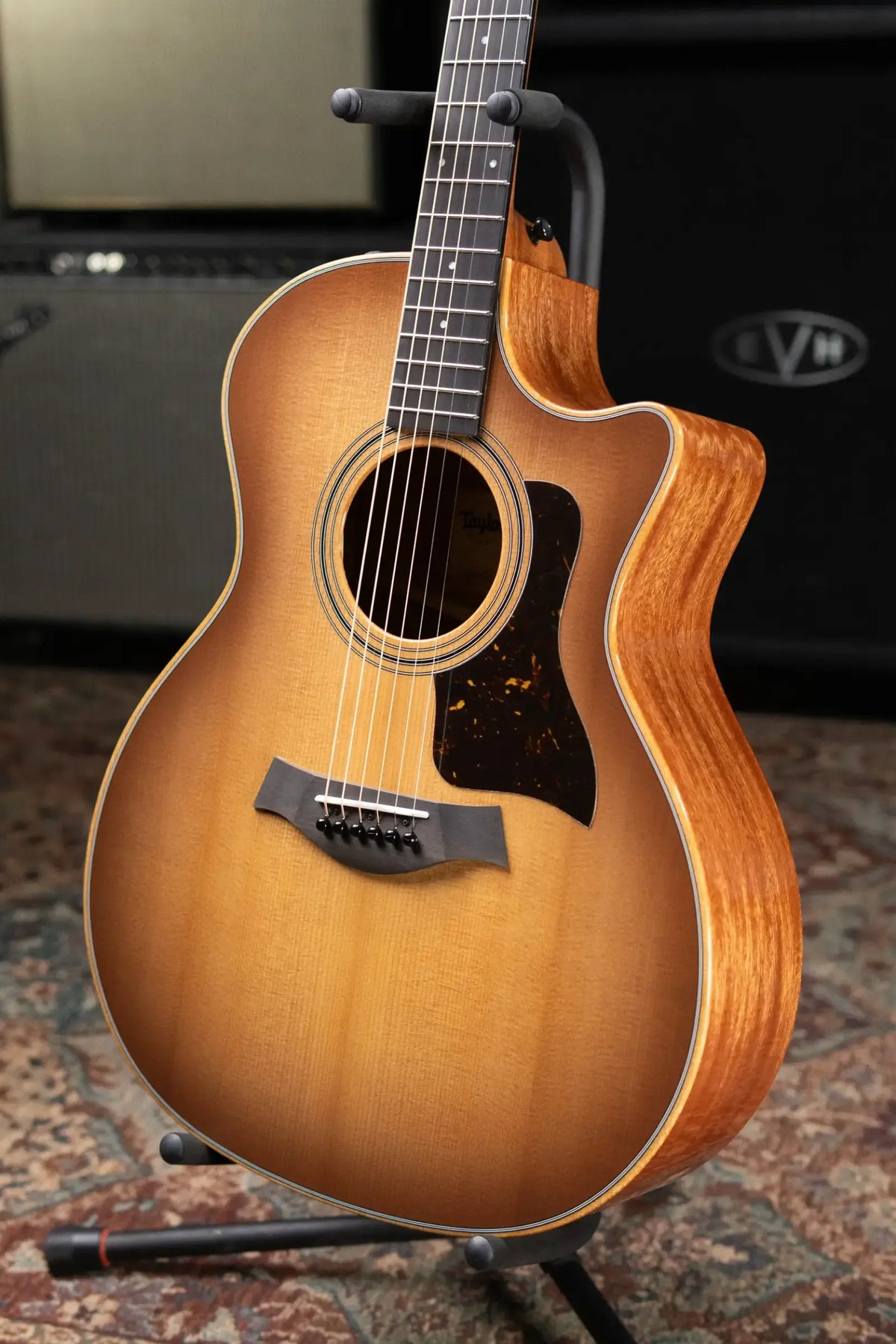 Taylor 314ce Studio Grand Auditorium Acoustic/Electric Guitar - Shaded Edge Burst with Gig Bag