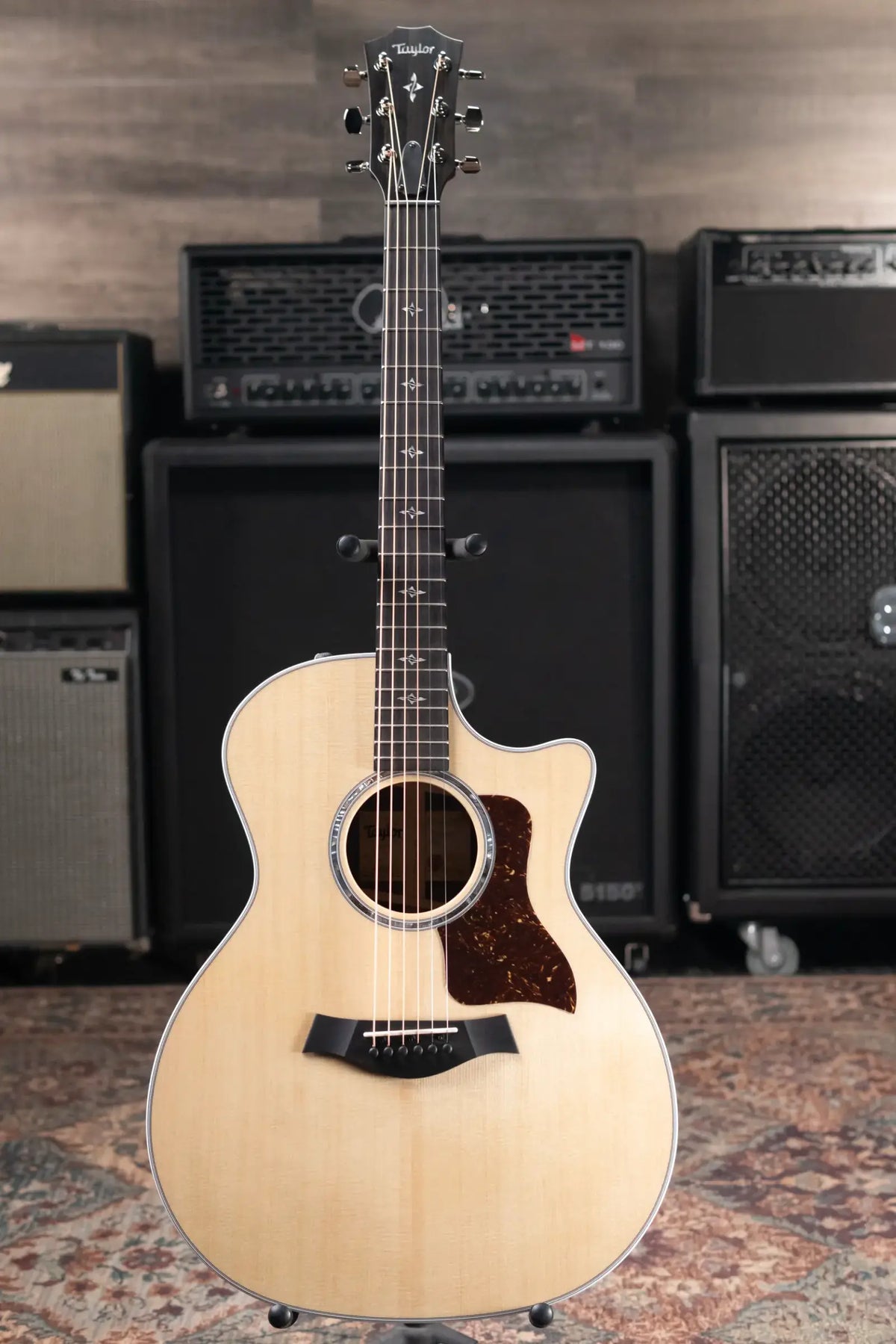 Taylor 414ce Grand Auditorium Acoustic/Electric Guitar - Natural with Hardshell Case - copy