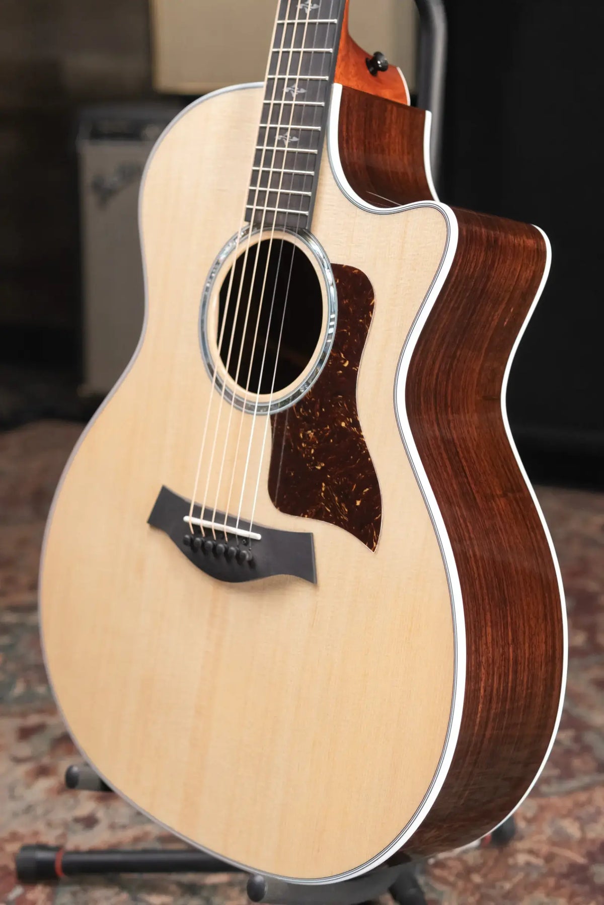 Taylor 414ce Grand Auditorium Acoustic/Electric Guitar - Natural with Hardshell Case - copy